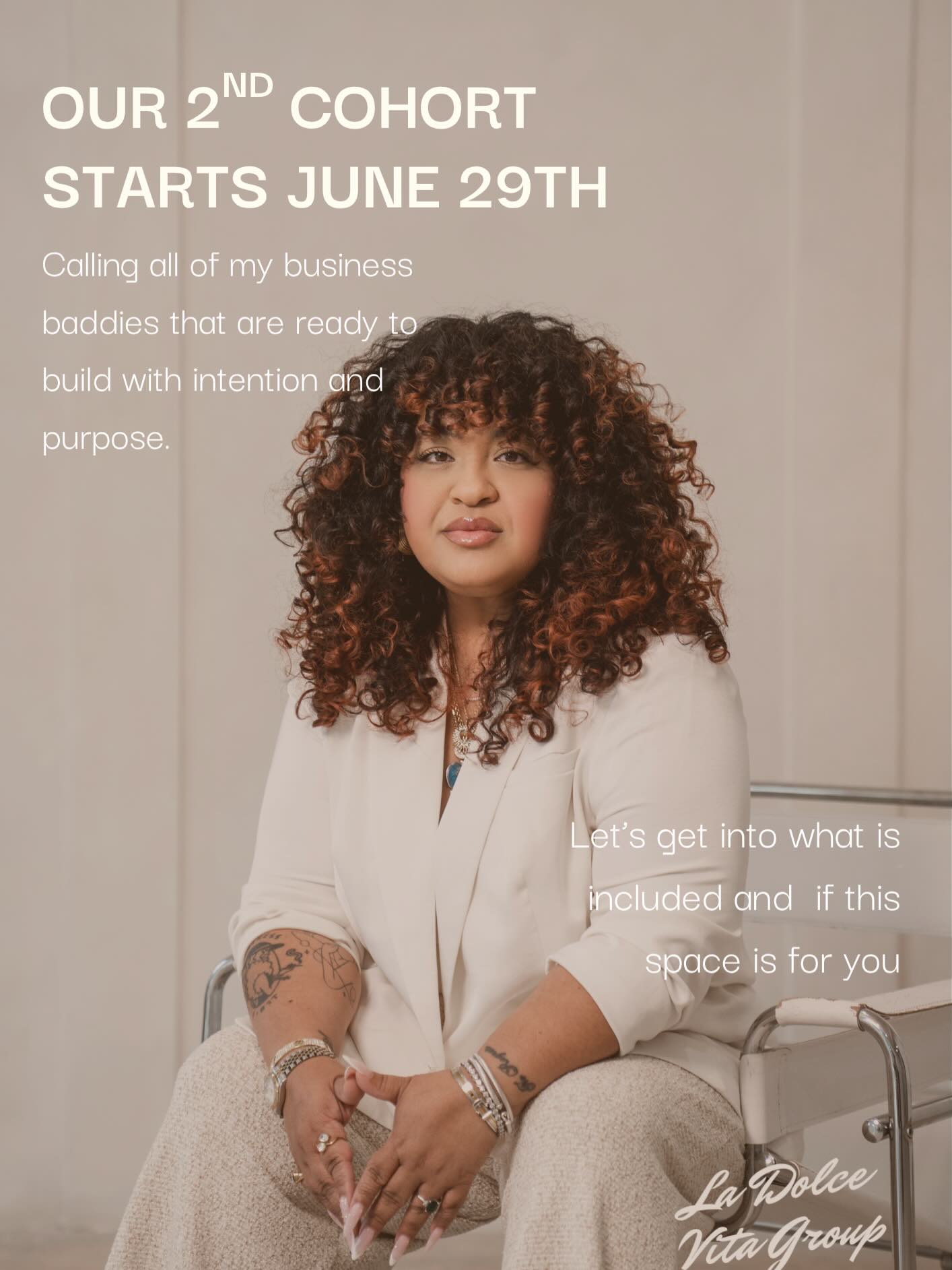 Cohort Two is officially open. ✨
What started as an idea, a vision, and a deep desire to create a space for women to build businesses in alignment has now grown into something so much bigger than I imagined. Watching the transformation inside our first cohort has been one of the most beautiful experiences of my journey as a founder and mentor.
The clarity.
The confidence.
The pivots.
The launches.
The healing.
The expansion. 🤍
And now… we begin again.
Our second cohort begins June 29th, and I’m so excited to open the doors to the next group of women ready to build, scale, pivot, or finally step into the business and life they know they’re meant for.
This isn’t just strategy.
This is identity work, visibility, leadership, alignment, and creating a business that actually supports the life you want to live.
If you’ve been feeling the pull, this may be your sign to stop waiting for “someday.”
All discovery call appointments are now open, and you can schedule directly through the link in my bio. ✨
I truly cannot wait to share more of what unfolded inside Cohort One and what’s coming next.
Your next chapter may start with one conversation. 🌊
