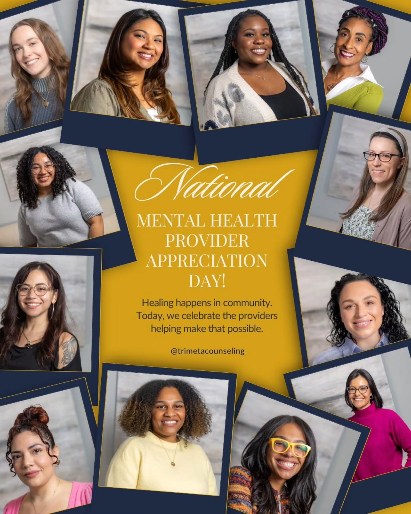 Today, we celebrate the mental health providers who show up every day with compassion, empathy, and dedication to supporting others through life’s most vulnerable moments. 🫶🏽
At Tri-Meta Counseling & Associates, we know that healing happens in connection, community, and safe spaces — and we are grateful for every therapist, counselor, social worker, and mental health professional making a difference. 💙
To all the providers doing this work: thank you for the care you give, the boundaries you hold, and the lives you impact every single day. ✨
Happy National Mental Health Provider Day!
#MentalHealthProviderDay #MentalHealthAwareness #TherapistAppreciation