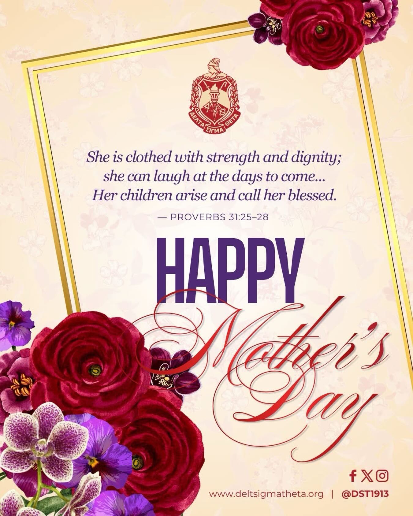 #Repost @dstinc1913
Motherhood is a journey where the days feel long and the years are short, yet the love poured into each moment leaves an imprint that lasts a lifetime.
Today we honor our beautiful mothers — those who guide our steps, watch ahead for danger, and pour themselves into others without hesitation. From mothers by birth to grandmothers, godmothers, and every mother figure who stands in the gap, your love is the foundation upon which we stand.
We also hold space for our sisters experiencing the complexity of joy and grief on this day. For those navigating their own experience of becoming a mother, and those missing the presence of theirs — we see you, we are you, and we love you.
To every woman who has ever loved like a mother: your journey has paved the path we walk today. Anchored in the legacy you have built and evolving with the intention you have modeled, we carry you with us in every step forward. Happy Mother’s Day!
#DST1913 #OneDeltaOneMission
