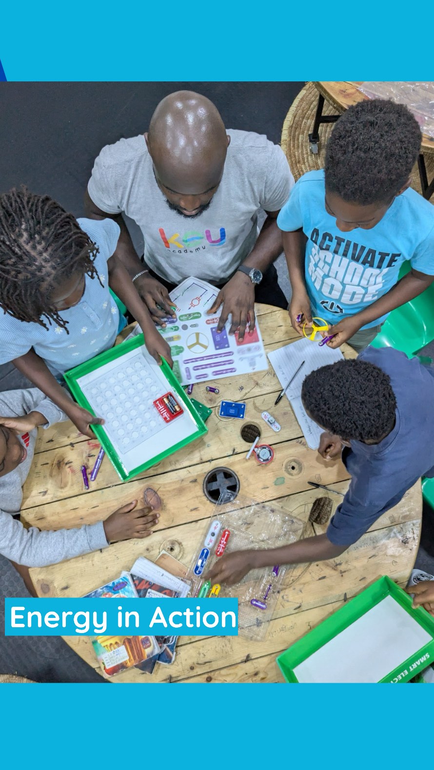 Learning becomes meaningful when students get to work with what they’re learning.
For their Energy In Action project, our Shoots (ages 9 - 11 years) engaged in a hands-on session with their Subject Matter Expert (SME), Mr Ejiro, an engineer who also happens to be our school’s Facility Manager. Together they explored how energy flows through simple systems.
Beyond the activity, our students built problem-solving skills, resilience, and a deeper understanding of how real systems work.
This is the shift from theory to application!
#KEYacademy #ProjectBasedLearning #EnergyInAction #EducationThatTransforms