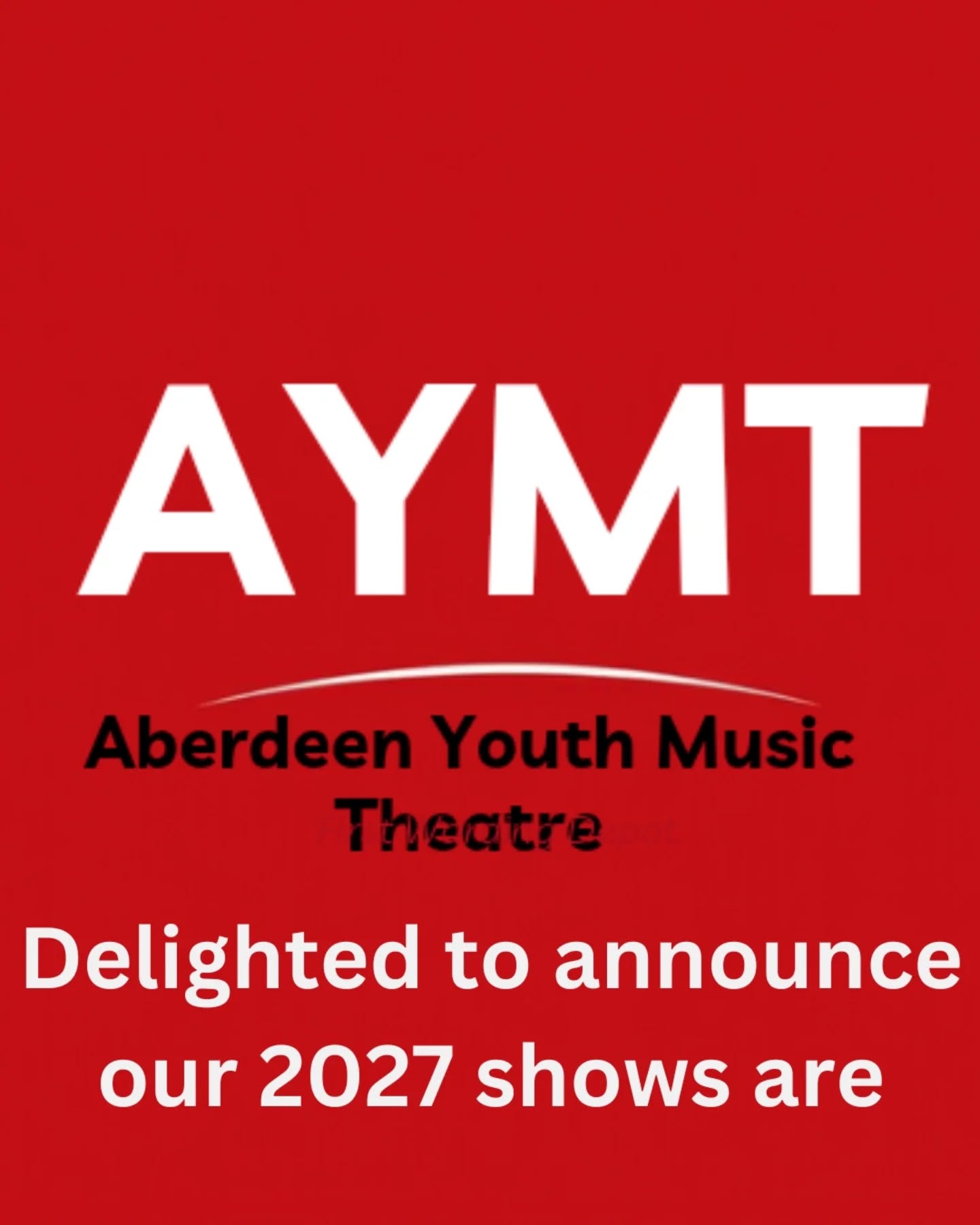 Ladies and gentlemen, boys and girls we give you our 2027 shows ๐
