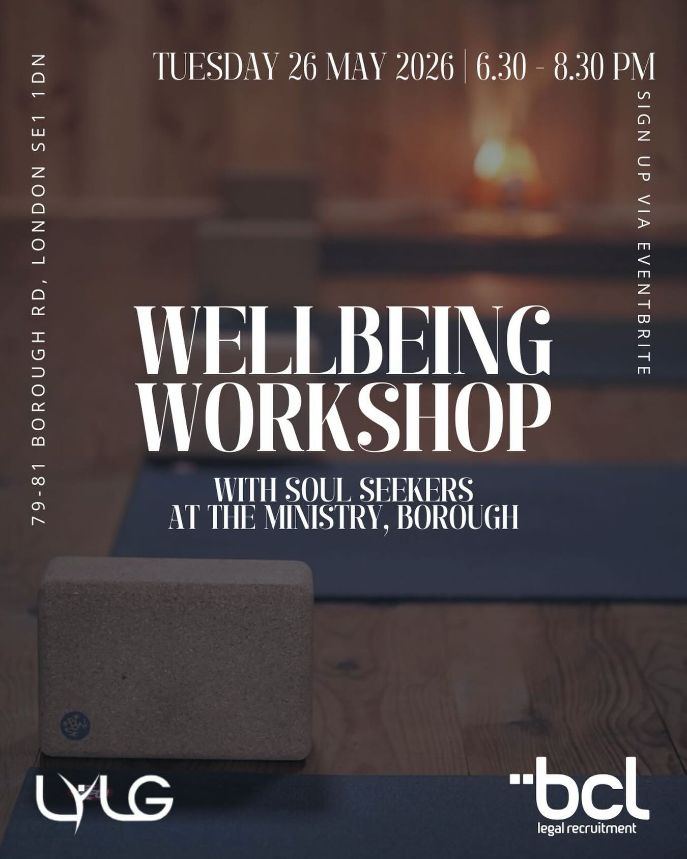 For Mental Health Awareness Month, we invite you to a calming wellbeing workshop to provide you with the somatic tools to prevent burnout.
For more information and to purchase tickets, see the link in our bio.
In collaboration with @bcllegallife