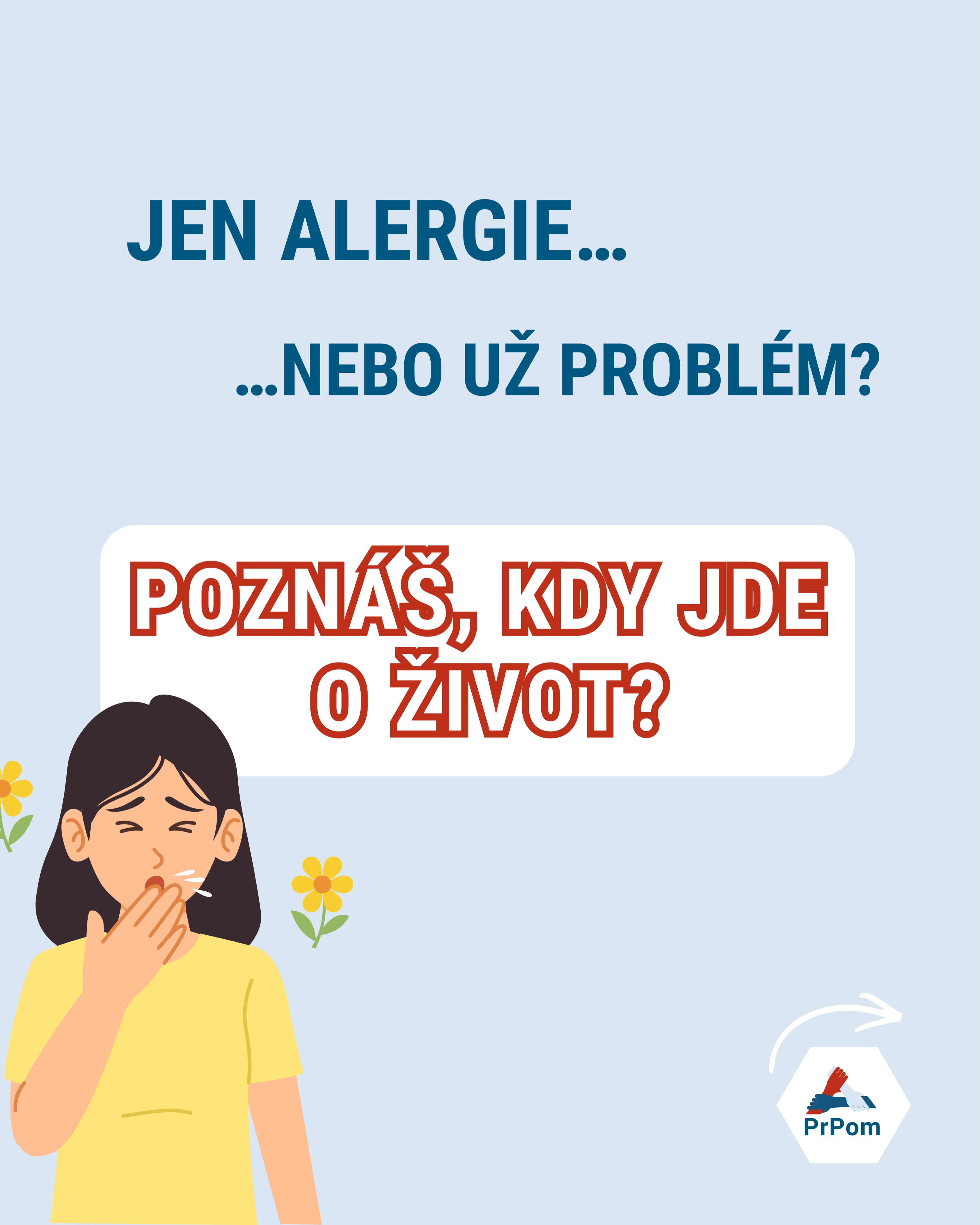 Alergická reakce může vypadat nenápadně… ale někdy se během pár minut změní v boj o život. 🚨
Dušnost. Otok jazyka. Motání hlavy. Pocit staženého krku. 👅🙂↕️
V takové chvíli člověk nepotřebuje paniku — ale někoho, kdo ví, co dělat.
Proto je dobré znát základy první pomoci ještě dřív, než je budeš opravdu potřebovat.
👉 Kdy už volat 155?
👉 Jak poznat vážnou alergickou reakci?
👉 A jak správně použít EpiPen?
Na našich kurzech první pomoci tě vše naučíme- jednoduše, prakticky a bez zbytečné teorie.
Protože první pomoc není jen pro zdravotníky.
Může ji jednou potřebovat kdokoliv z nás. ❤️
👉 Ulož si příspěvek pro případ, že ho jednou budeš potřebovat.
👉 Sdílej ho dál — tahle informace může někomu zachránit život.