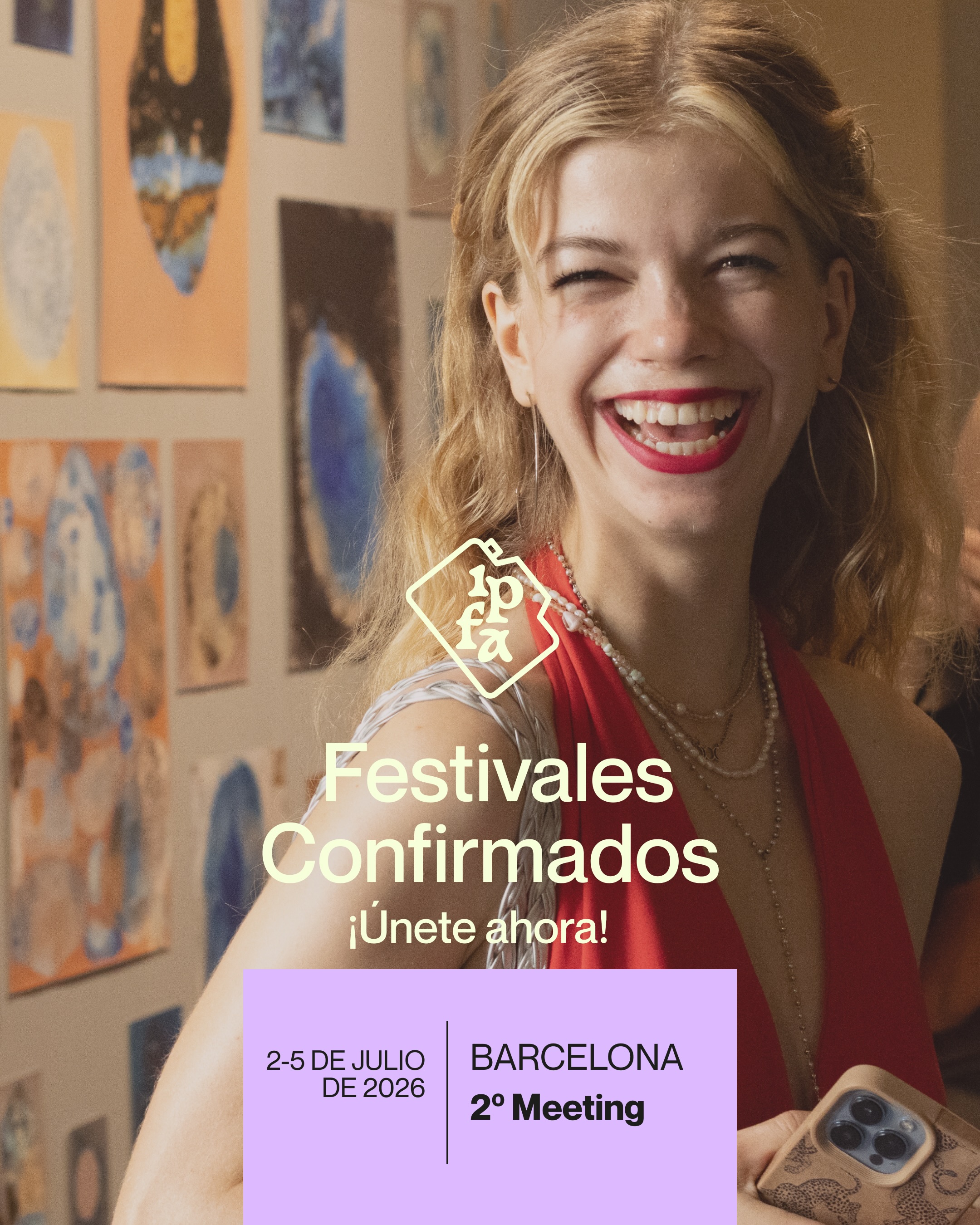🌍 Los festivales están llegando a Barcelona… y la lista sigue creciendo 👀
Festivales de fotografía de todo el mundo ya han confirmado su presencia en el 2º Encuentro IPFA 2026 ✨
Directores, curadores, organizadores, artistas, educadores y equipos completos de festivales se reunirán para vivir unos días intensos de networking, visionados de portfolios, conferencias, exposiciones y nuevas colaboraciones.
Y sinceramente… esto se está convirtiendo en algo muy especial.
Desde pequeños festivales independientes hasta eventos reconocidos internacionalmente, la comunidad global de festivales de fotografía se está reuniendo en un mismo lugar ❤️
Más festivales siguen sumándose y continuaremos compartiendo los participantes confirmados en las próximas semanas… así que atentos 👀
¿Quieres formar parte tú también?
📍 Barcelona
📅 2–5 julio 2026
Más información en la bio / web ✨