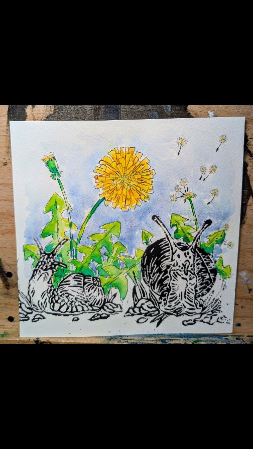 Hab heute etwas experimentiert. Hat, wie ich finde gut geklappt.
Wie gefällt euch die Kombi linoldruck und Aquarell?
#sketch #animalart #linolartwork #myownartology