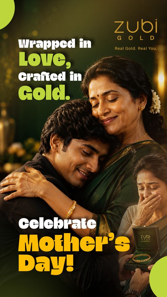 For the one who’s always shined the brightest in your life ✨💖
Make this Mother’s Day special with gold & diamond favourites from Zubi Gold 💛
Visit us at - @centresquarekochi @m5ecity_mall
#MothersDay #ZubiGold #GiftHerGold #GoldJewellery #DiamondJewellery #MothersDayGift #SparkleWithLove