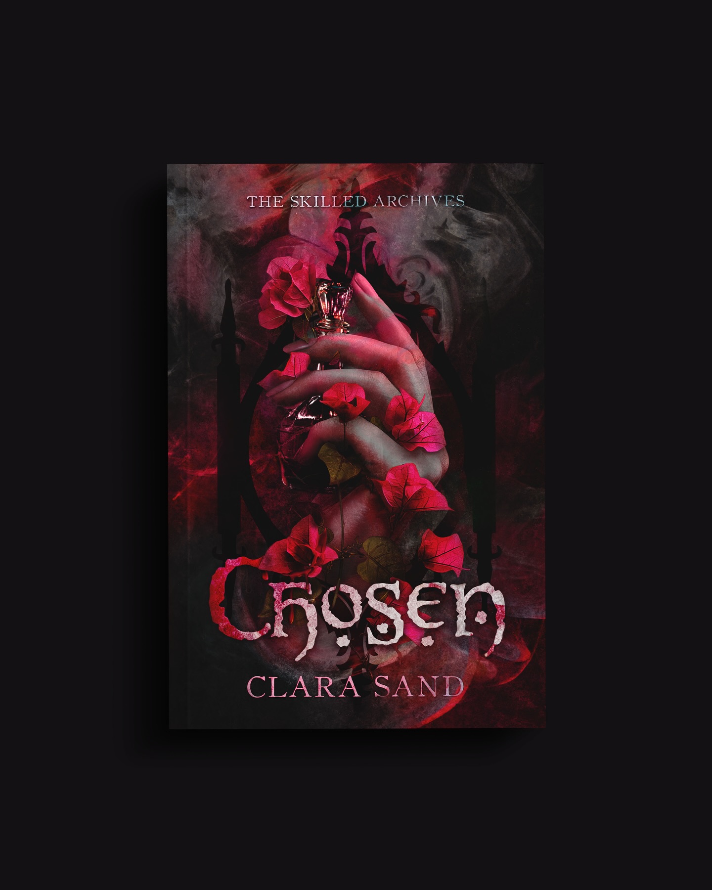 Swipe for the full wrap and cover reveal on this one. It’s a gothic smoke dream with pops of magenta and red. The broken bottle of potion drips a scarlet substance down the hand. Thank you @clara.sand.books for honouring me to create this cover for your excellent book! It’s testament to the magic that happens when you give a cover artist freedom to dress your book. But it’s only possible when you know exactly what lies within the pages.
#romantasybooks #bookstagram #bookcoverartist #bookcoverdesign #bookcovers