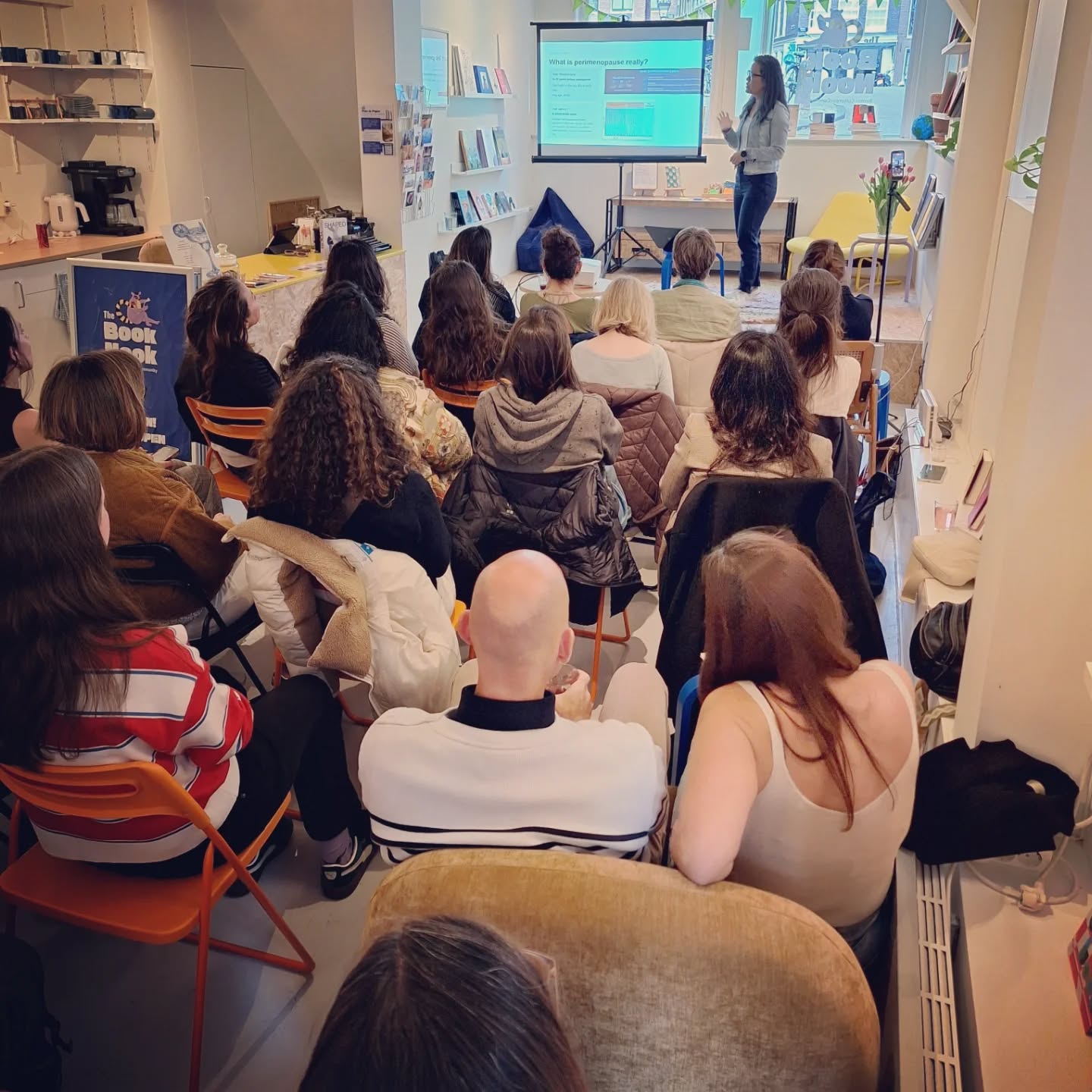 Last night at The Book Nook, the conversation shifted from a feeling of "falling apart" to one of biological strategy.
There was a moment that stopped the room: a look at the data gap. PubMed lists approx 1m research papers on pregnancy, but only approx 7k on perimenopause. If you have felt ignored or confused by traditional fitness advice, it is because you have quite literally been left out of the research.
We spent the evening unpacking why the old rules no longer apply. We discussed why the "calories in, calories out" model fails female biology during this decade-long transition, and why muscle mass is the most important metabolic currency you can own. In this phase of life, lifting with an increasing load over time isn't just a workout - it’s a critical biological intervention.
The energy and the depth of the questions last night made it clear that this conversation needs to continue. Since our first session reached capacity so quickly, we are hosting a second session for those who were on the waitlist or couldn't make it.
🗓️ Saturday, June 6th | 19:30
📍 The Book Nook
🎫 Tickets available now via the link in bio.
See you there.
#ThinkAndDrink #Perimenopause #FemaleBiology #TheBookNook #AmsterdamEvents BiologicalStrategy ScienceSalon