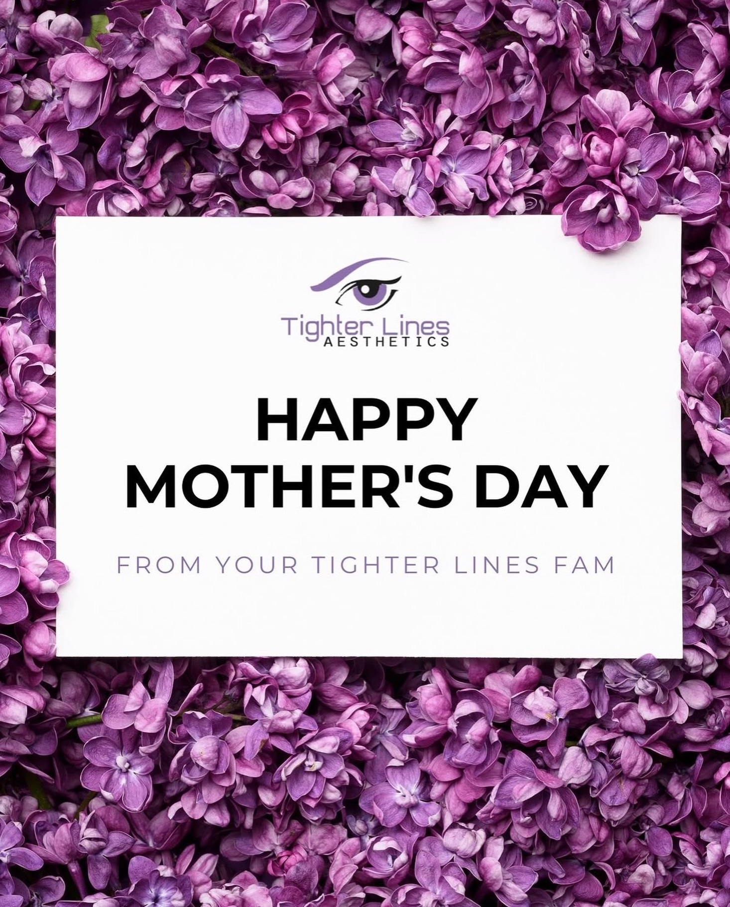 🌸 Happy Mother’s Day from all of us at Tighter Lines! Today we honor the women who nurture, guide, comfort, and inspire us—mothers, grandmothers, stepmoms, mother figures, and those who hold a mother’s love in their hearts. Your strength, compassion, and beauty are felt in everything you do.
We’re grateful for you, today and every day. 💕
