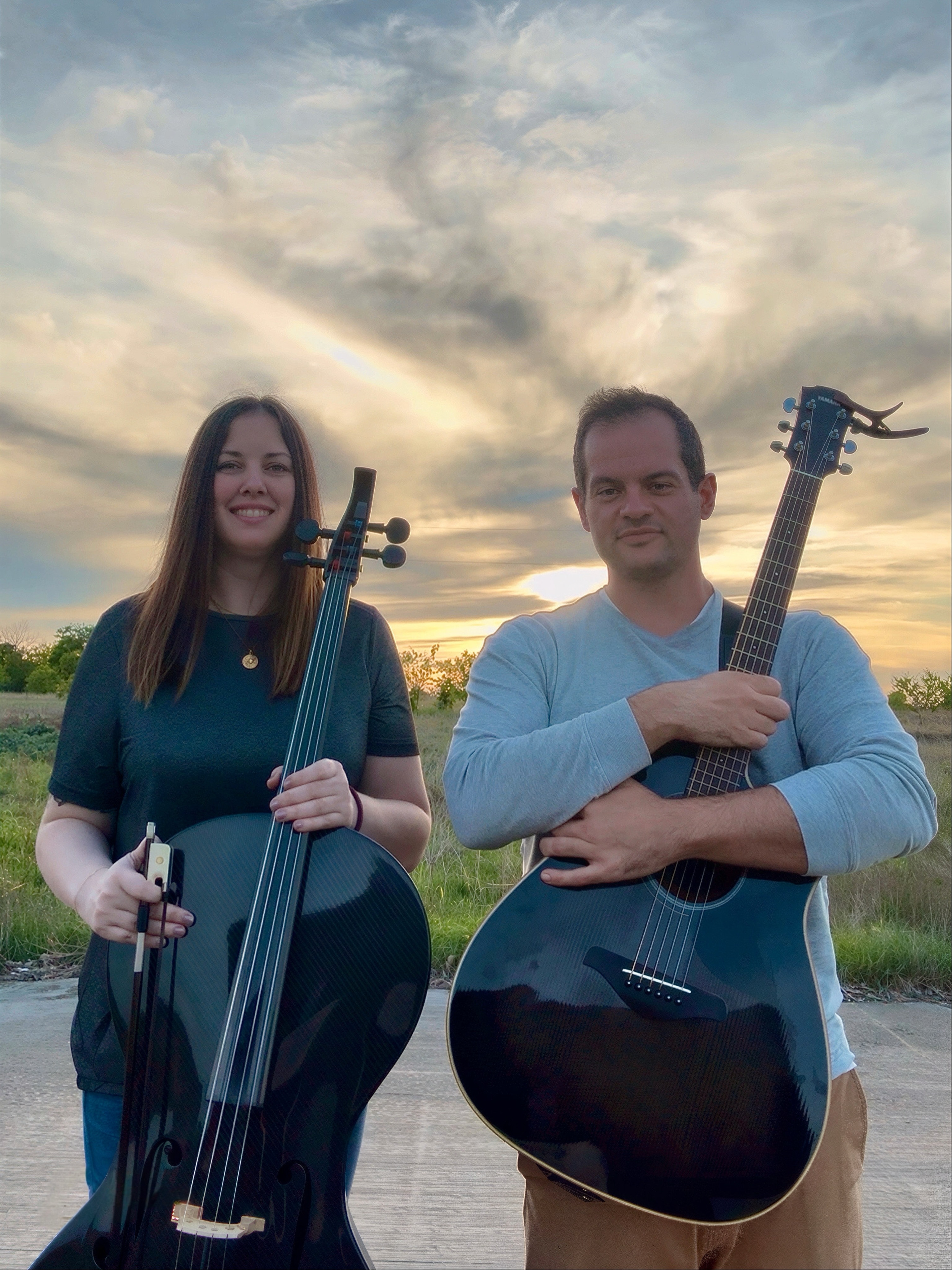 This Friday at @neighborhoodwinefw, Scott and I will be bringing some cello + guitar entertainment for the evening. Come hang and bring your song requests!