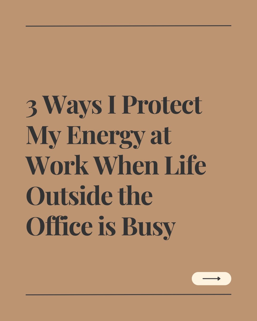 Work is demanding… but you don’t have to lose yourself. 💼✨
Here’s how I protect my energy at work—even when life outside the office is busy.
Which of these do you already do? Or which one will you try first? ⬇️
#WorkLifeBalance #MidweekMotivation
#BurnoutPrevention #OfficeTips
#WomenInBusiness