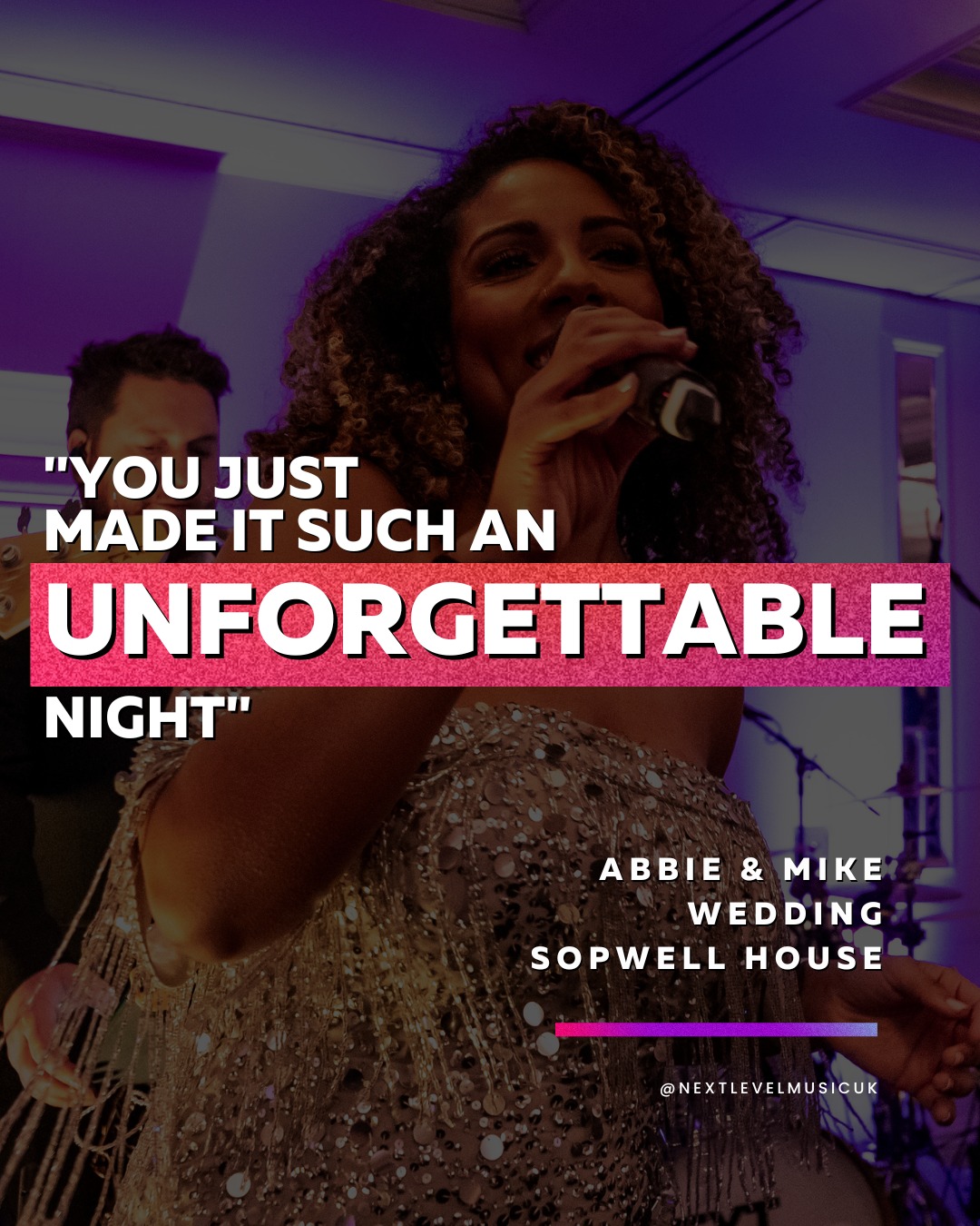 Huge thanks to Abbie and Mike for these incredibly kind words ✨💖
It was an absolute privilege to be part of this beautiful Jewish wedding at Sopwell House @sopwellhouse
@nextlevelmusicuk #JewishWedding #JewishWeddingBand #SimchaBand #ChuppahMusic #JewishWeddingBandLondon