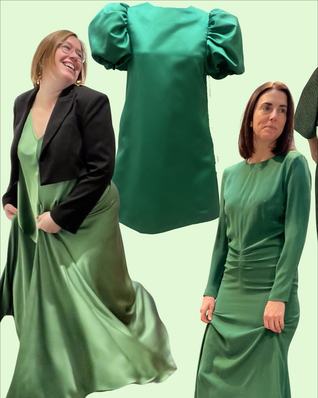 I love green, you love green, everybody in green 🍀
#sustainablefashion #rental #weddingguest