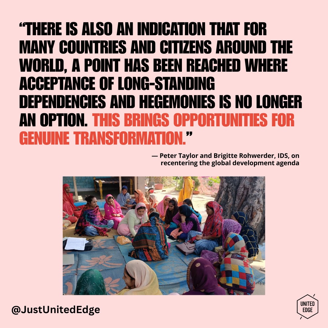 Development cannot be shaped by a single worldview. Recentering the global development agenda means listening to diverse voices, valuing local knowledge, and challenging the power structures that too often define whose experiences matter. In a time of intersecting global crises, more inclusive and plural approaches to development are essential for building justice, resilience, and meaningful change.
Read more via Institute of Development Studies https://bit.ly/4dkh5PL
#GlobalDevelopment #DecolonisingDevelopment #SocialJustice #InclusiveFutures #DevelopmentStudies