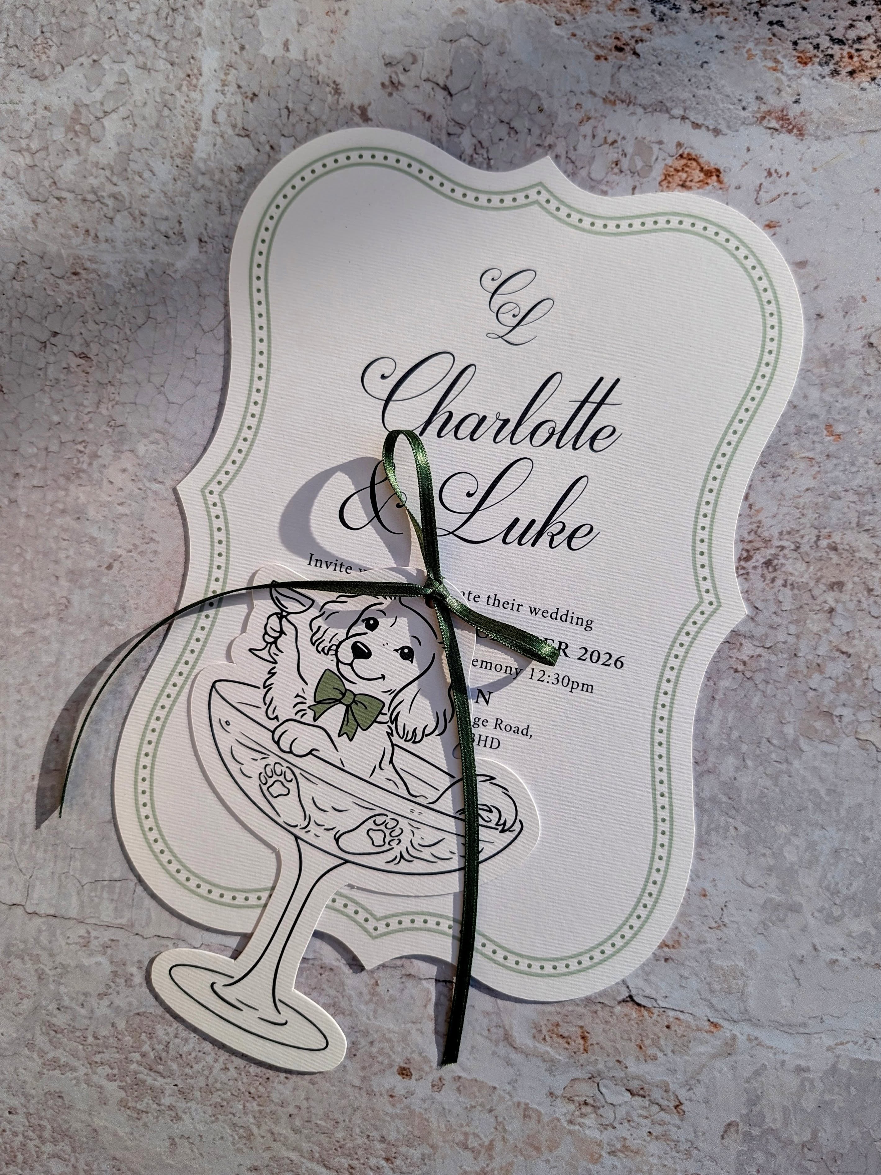 For Charlotte + Luke (and Bonnie 🐾)
#weddinginvites
#weddinginvitations
#LIMEKILN