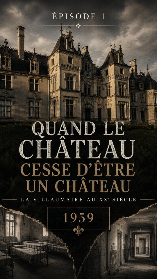 En 1959, tout change pour La Villaumaire…
Le château quitte définitivement le monde des grandes familles et entre dans une période aussi fascinante que brutale de son histoire.
#chateau #patrimoine #histoire #viechateau #touraine