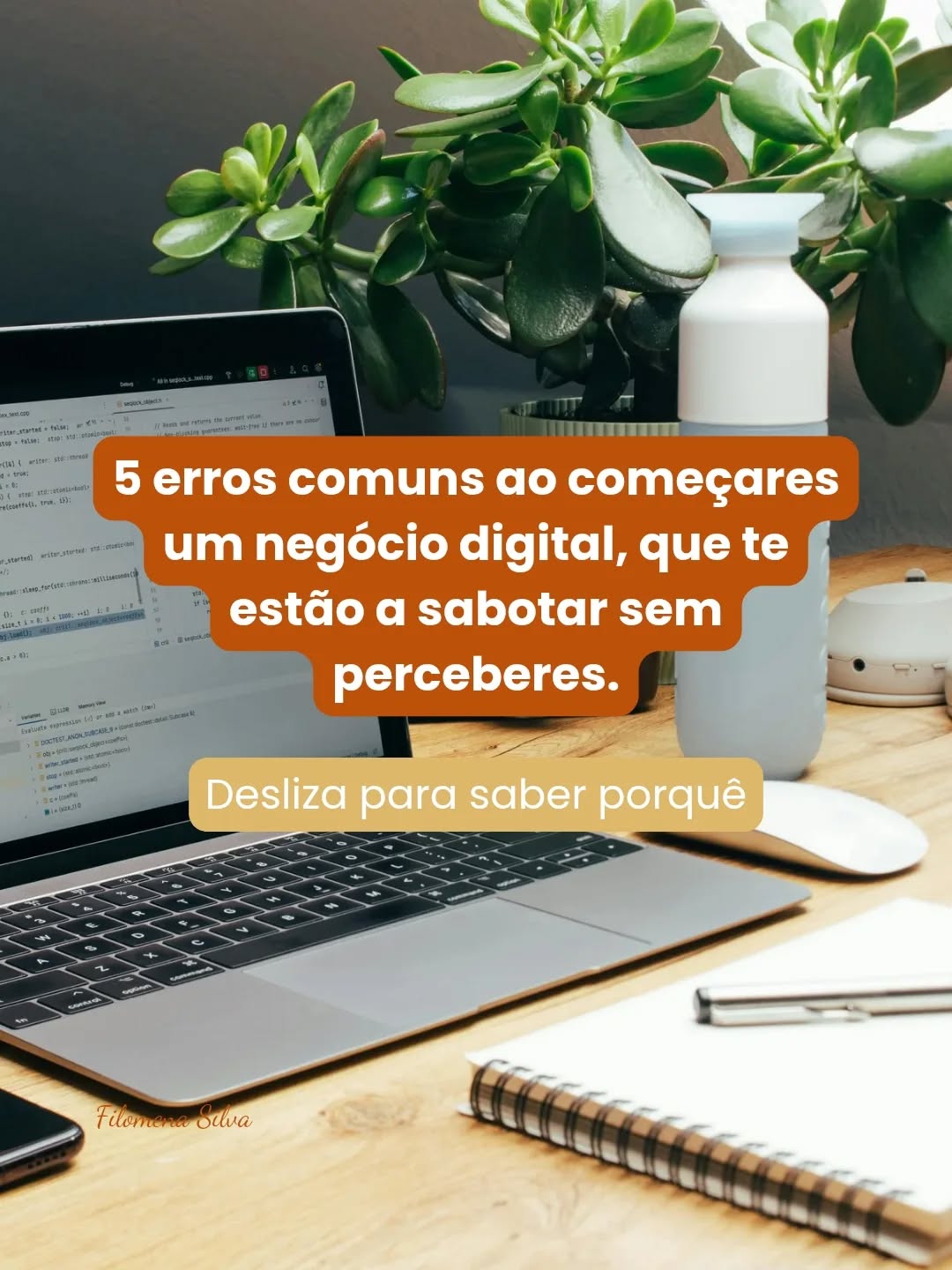 A maioria das pessoas não falha por falta de talento. Falha porque está a tentar construir um negócio sem estrutura.
Sem perceber o que realmente importa em cada fase. E sem clareza sobre aquilo que deve otimizar. Sem direção suficiente para distinguir movimento de progresso. E isso cria desgaste.
Depois passas a vida a tentar compensar a falta de estrutura com mais esforço. Até perceberes uma coisa importante:
👉 Um negócio sustentável não se constrói só com motivação.
👉 Constrói-se com intenção, estratégia e repetição consciente.
É isso que transforma tentativas soltas em crescimento consistente.
Comenta “desbloquear” e eu mostro-te como começar a estruturar o teu negócio passo a passo. 👇
