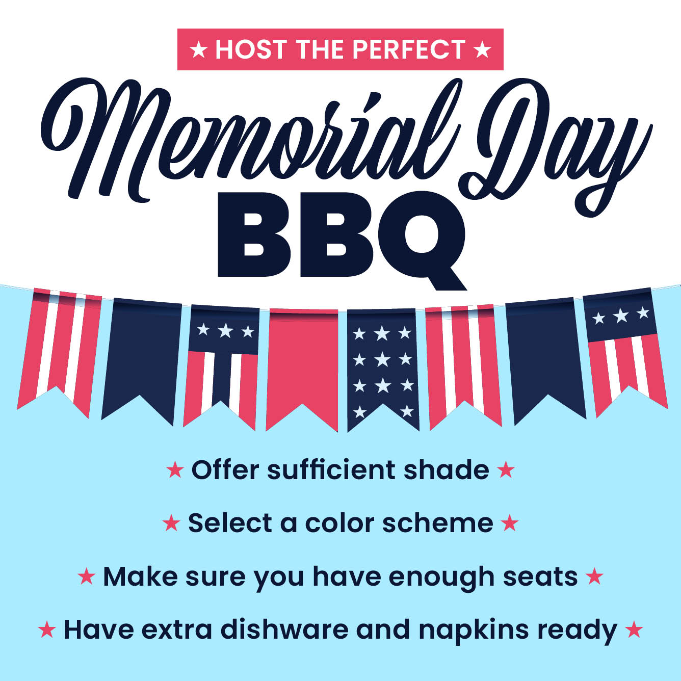 Gather 'round, it's Memorial Day BBQ time! ☀️🍔 Make sure your guests are comfortable with plenty of shaded seating, and set the patriotic mood with a red, white, and blue color scheme 🇺🇸 Don't forget to leave enough room for everyone to kick back, relax, and enjoy the festivities!
#MemorialDay #BBQ #HostingTips #ShadedSeating #ColorScheme #RoomForAll #rmsma #socalrealtor #socalrealestate #redtherealtorsocal #socalhomesforsale