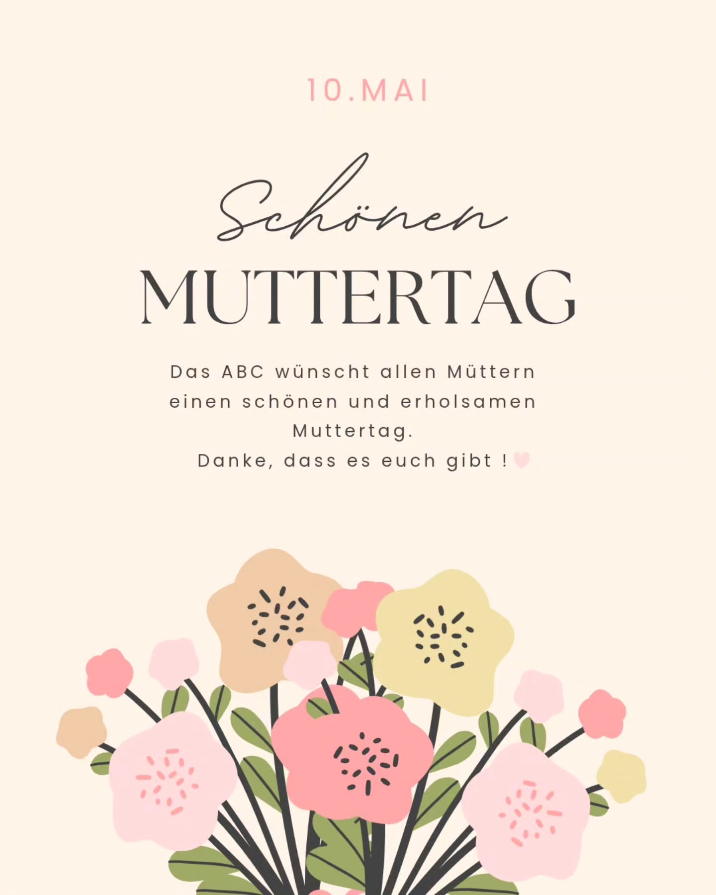An alle Mamas 🌸🌻🌷❤️
.
.
.
#MothersDay #ABCMainz #Mai #Muttertag