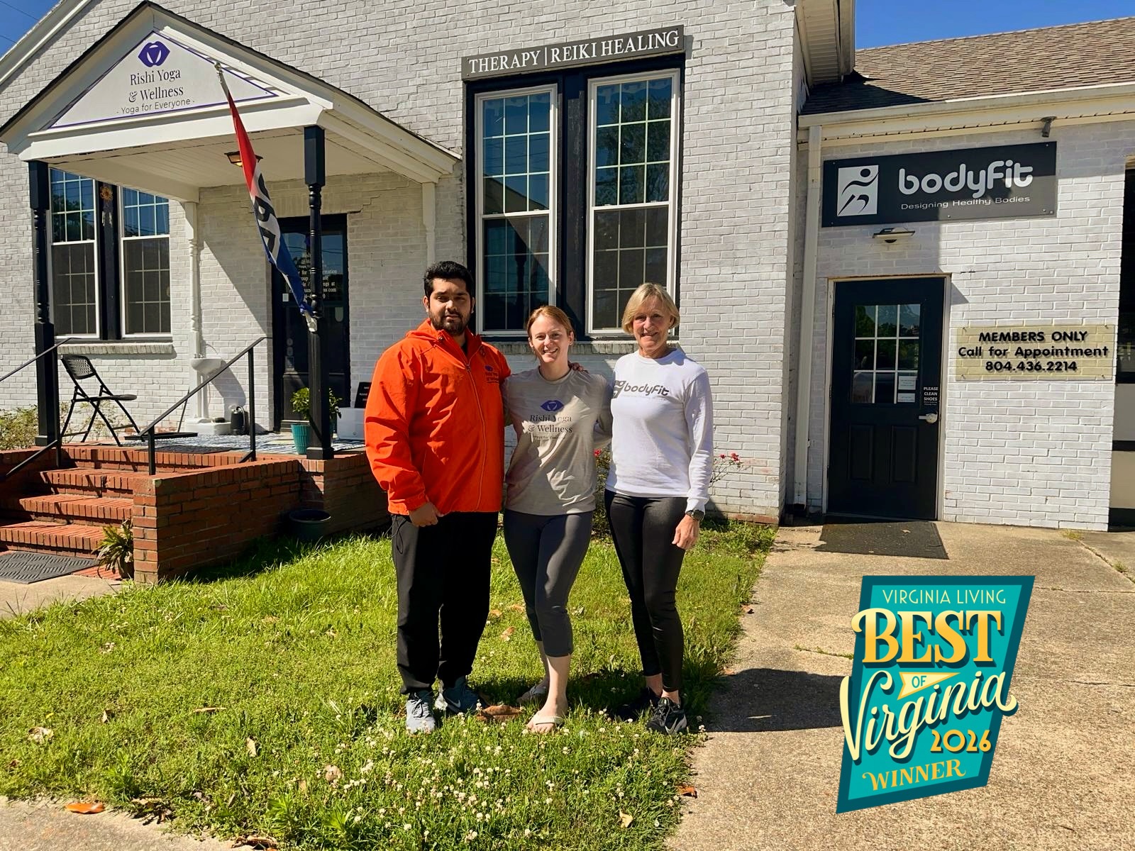 Congratulations to our neighbor, partner, & friend Ramona Darden of @bodyfitva for another consecutive year as #1 speciality fitness provider in Eastern Virginia! We are incredibly proud to work in tandem with you. Your support means a lot to us, thank you for everything! @virginialiving Best of Virginia’s top 2 winners side-by-side right here in White Stone ⁉️ Come check us out, all your holistic wellness needs just down Chesapeake Drive 🤩🙏 #bestofvirginia #virginialiving #northernneckva #supportlocal