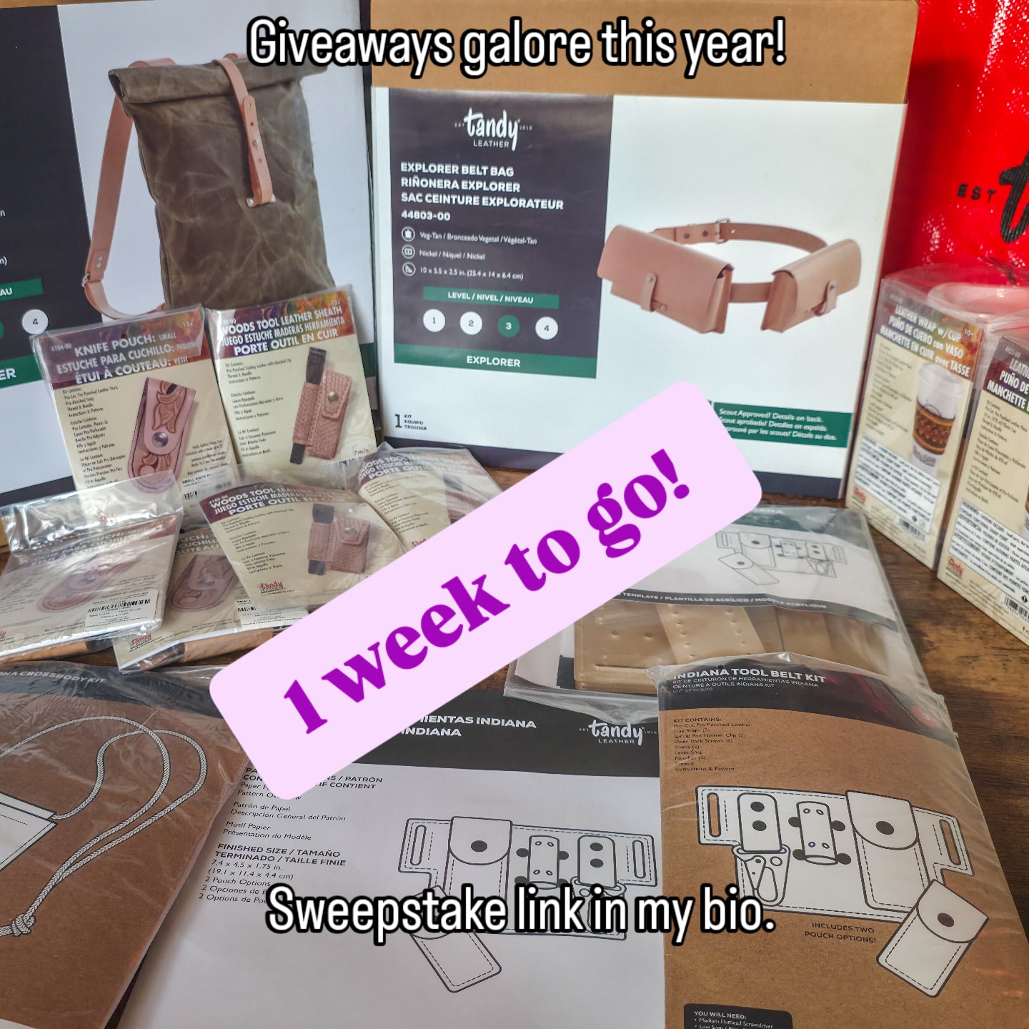 @tandyleather have sponsored this year's @makerscentral #giveaway www.handmadebyalex.com/makerscentralsweepstake not only are there some amazing prizes bundles in the draw at the end of the month we have things to give away on stage at #makerscentral
#makeyourmark #leathertogether #handmadebyalex