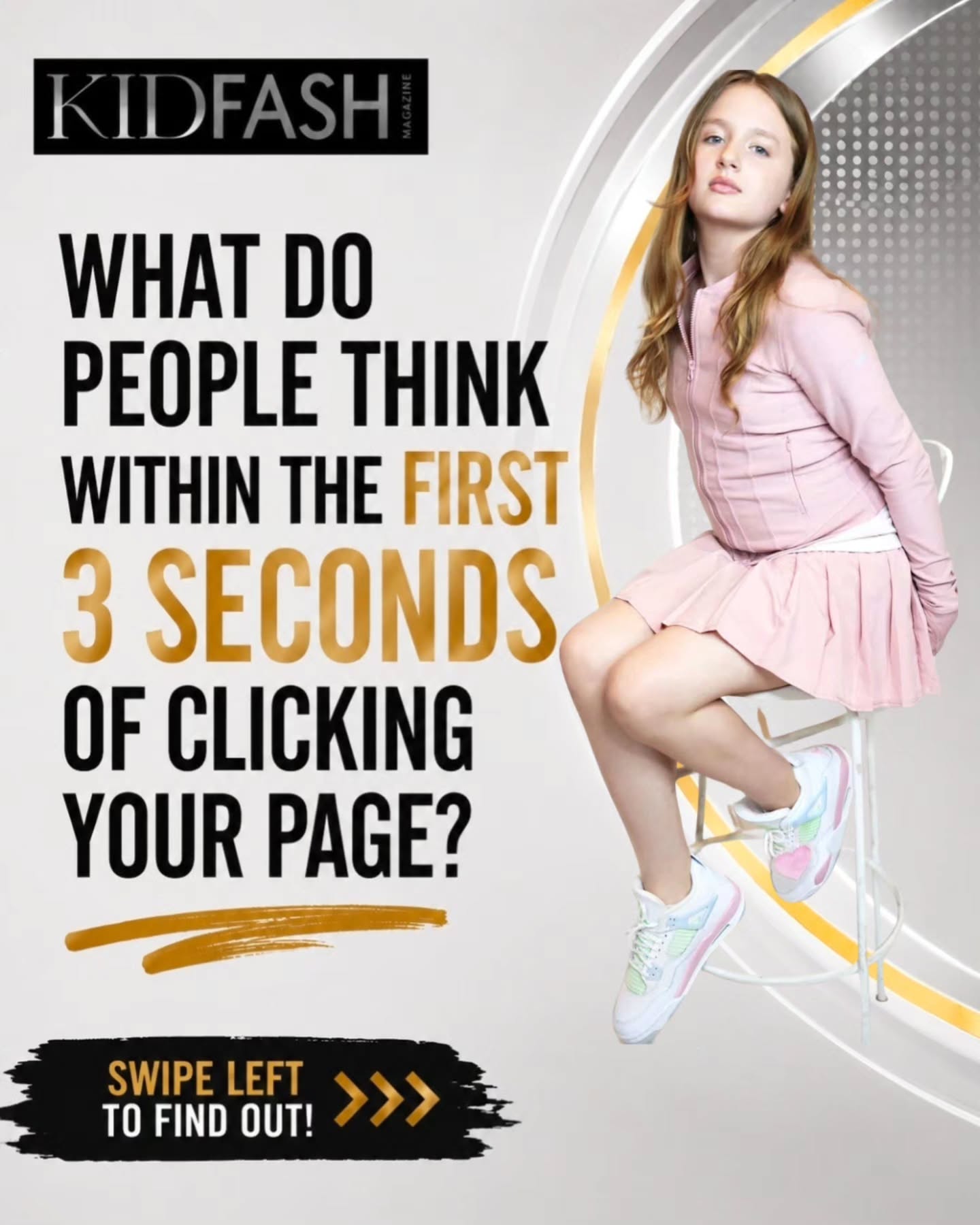 Your Instagram page is your FIRST impression 👀
People are already deciding how serious you are within seconds of clicking your page.
This week inside the KidFash CLIMB, we’re teaching models how to make their FIRST 3 seconds count 🔥
✨ Profile Pics
✨ Branding
✨ Pinned Posts
✨ Feed Aesthetic
✨ First Impressions
If your page had 3 seconds to impress someone, would it stand out? 👀
Comment “CLIMB” below to join the community 🚀
Model: @layla.in.focus