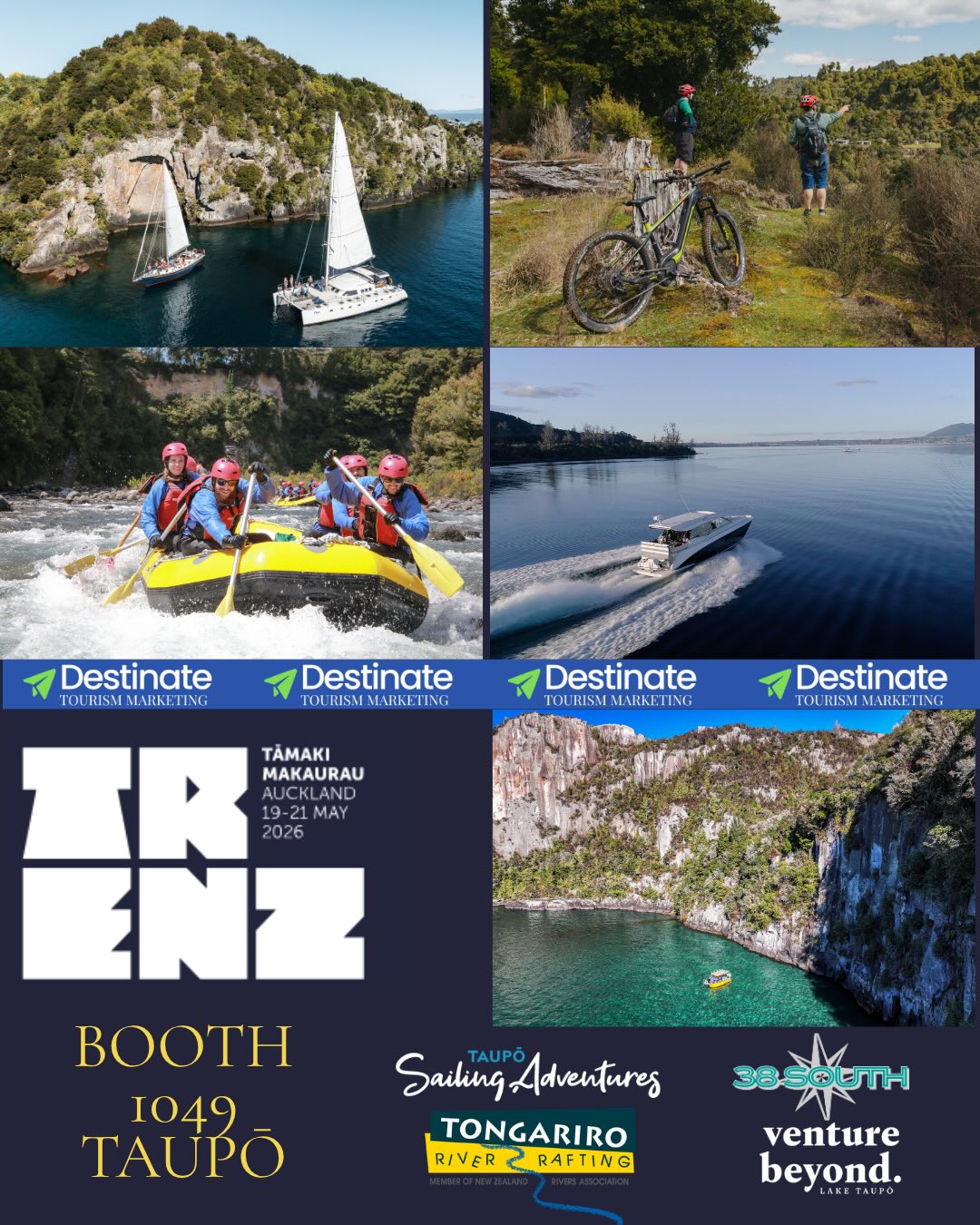 Not long to go now! Come and find us at Booth 1049 - and you never know, you may find yourself in a cameo on @thetourismchatshow! 🎙️
#TRENZ2026