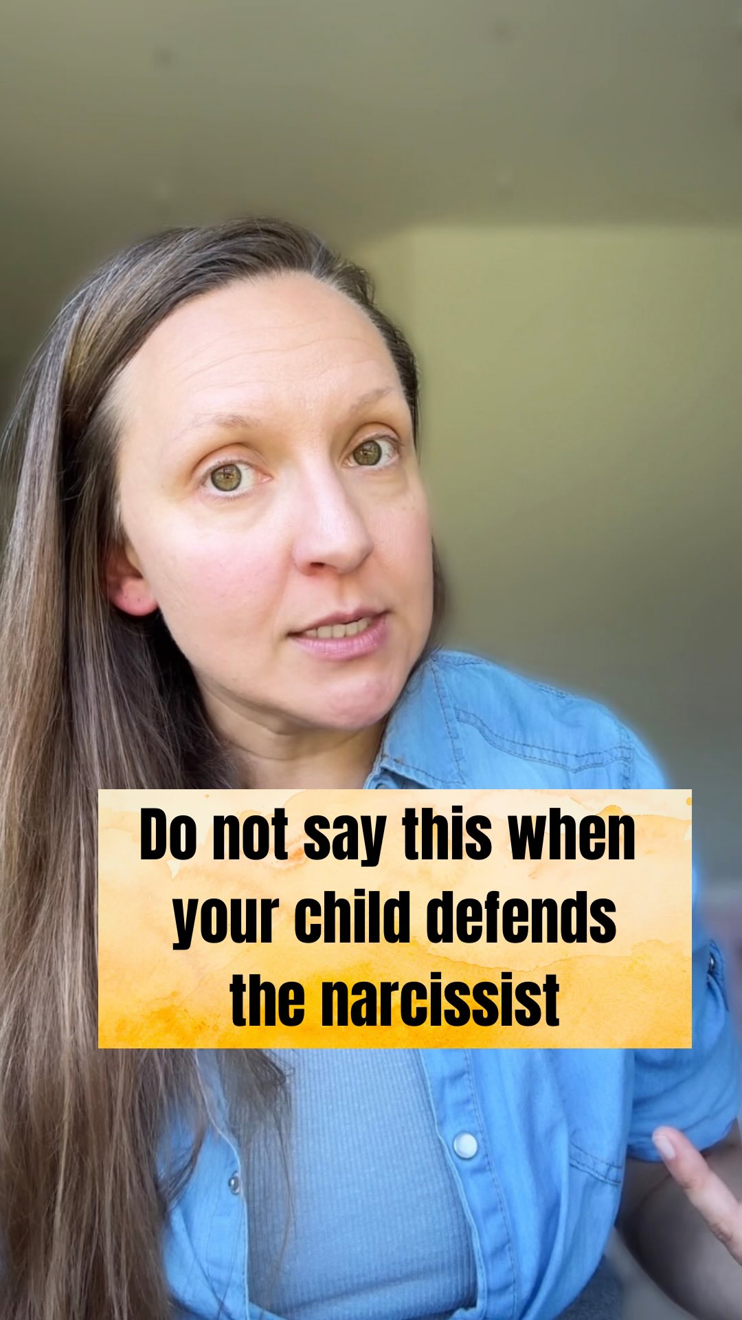 When you are co-parenting with a narcissist and your child defends them to your face, your impulse reaction is going to be sharp.
How could you defend them?
Do you even know what they are doing to me?
Do you understand how much damage they have caused us?
Of course you want to say that. Because it is the truth.
But I need you to pause right here.
Because what you are about to do is put your child into an impossible situation.
Now they are being forced to choose between their two parents right in front of your face.
This is never going to go down well.
Either they will break down crying.
Or they will try to keep everyone happy.
But most importantly, what will break is the connection to your child!
And that connection is the one thing you have going for yourself as the safe parent.
Do not destroy it.
Instead, stay calm.
Say something like: “I hear you. I see things differently.”
And then go to a different room and let your anger out there.
Slap a towel against the wall.
Punch a pillow.
Scream into a pillow.
Whatever you need to do to regulate yourself so you can show up for your job.
Because if you start to question your child, if you start to put them in the middle of what they perceive as conflict between their two parents, they are going to pull away further and further from you.
And that is the last thing you need right now.
You are the safe parent.
Protect that.
‼️ Disclaimer: this is for educational purposes only. None of what I share is legal or therapeutic advice, and it does not represent personal matters.