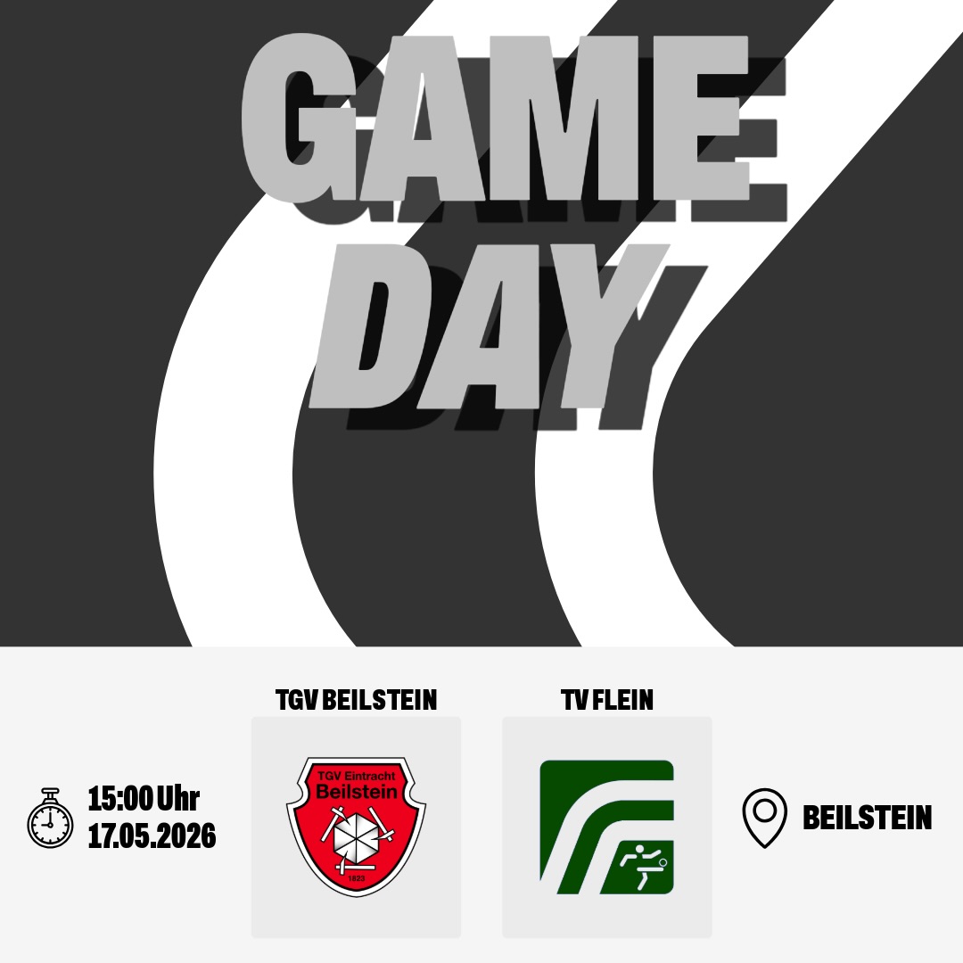 DIESEN SONNTAG KÖNNEN WIR DEN TITEL KLARMACHEN 💚🤍
Am Sonntag, den 17.05.2026 um 15 Uhr, wartet in Beilstein gegen TGV Beilstein das wichtigste Spiel unserer Saison! ⚽
Mit Punkten aus diesem Spiel können wir uns zum MEISTER krönen 🏅 und den Aufstieg in die Kreisliga A perfekt machen! ⬆️
Jetzt brauchen wir euch an unserer Seite! Kommt nach Beilstein, unterstützt uns lautstark von der Seitenlinie und zeigt unsere Farben! 🟢🙌🏻
🟢 Alle in Grün!
📣 Volle Unterstützung!
🏅 Gemeinsam zum Titel!
⬆️ Gemeinsam in die Kreisliga A!
Lasst uns gemeinsam diesen Traum wahr machen!
#tvflein #alleingrün #einziel #aufgehts #topspiel