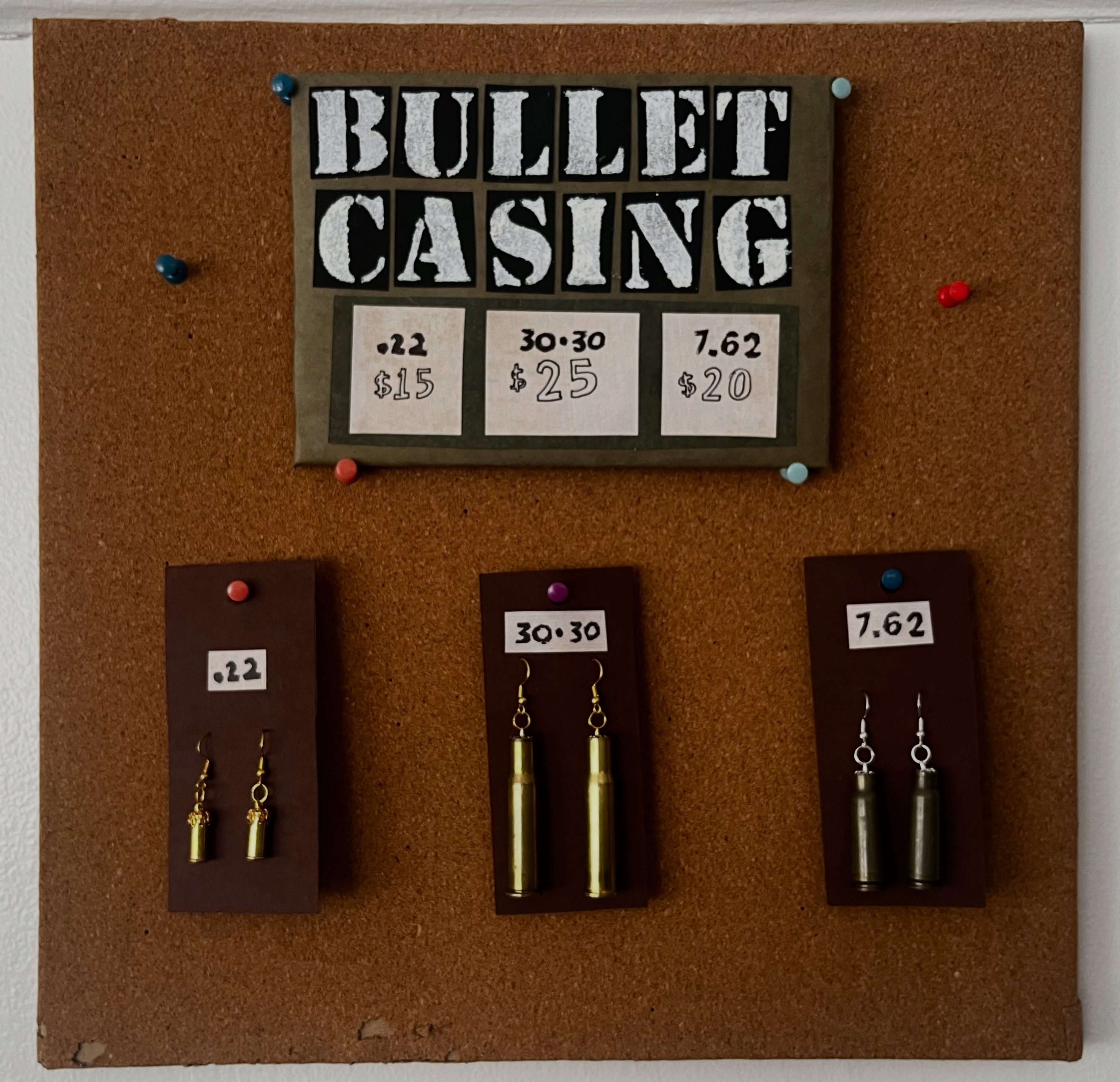 I’M GOIN ON TOUR! AND MADE MERCH!!
I’ve made some earrings from real bullet casings (from guns I shot myself) and I have A LOT!
If you are local to Windsor Essex and would to pre-order a pair of earrings, DM me and I’ll arrange to get them to you!
Home town gets first pick 🥰 plus I need money for tour, so you’d really help me out <3