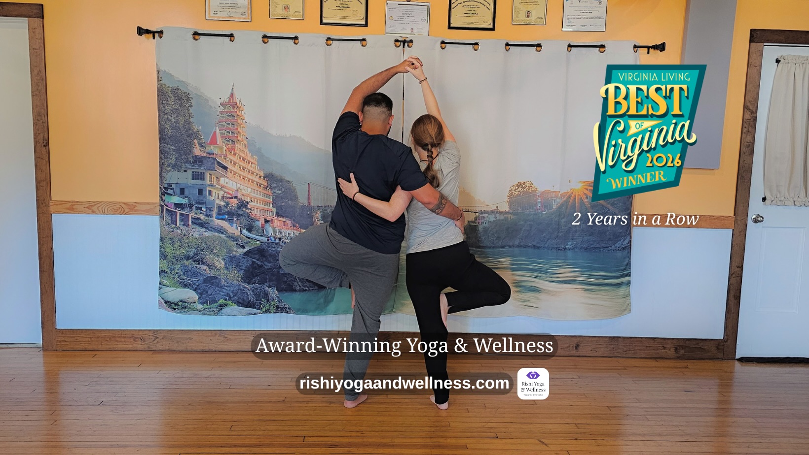 Two years in a row. 💜
*
Because of this incredible community, Rishi Yoga & Wellness has officially been voted Best of Virginia again for 2026.
*
To our students, clients, retreat guests, livestream members, and supporters; to each person who has walked through our doors, joined us online, trusted us with their wellness journey, or shared us with a friend. THANK YOU.
*
To celebrate, we’ll be sharing special community offerings throughout the week!
*
#bestofvirginia2026 #virginialiving #supportlocal #yogastudio #northernneckva @virginialiving @virginiasriverrealm @lancasterbythebay @rapprecord