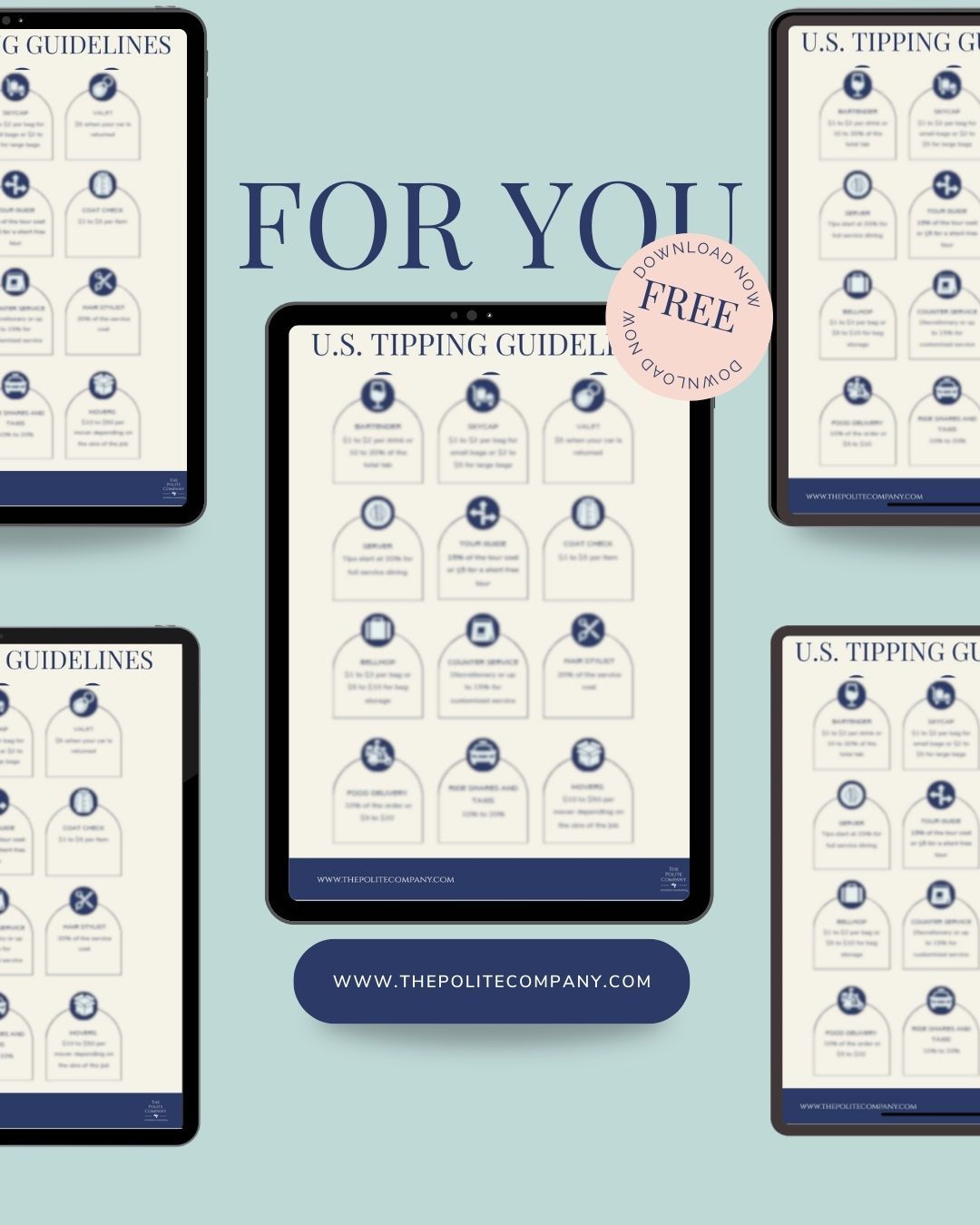 Tipping shouldn’t feel like a guessing game.
If those payment screens make you pause and think, “Wait, am I supposed to tip?” you’re not alone. I put together a simple guide to help you handle everyday tipping situations without shaking your head.
Grab your free copy right on our website homepage, link in bio.
#ThePoliteCompany #MoneyManners #EtiquetteTips