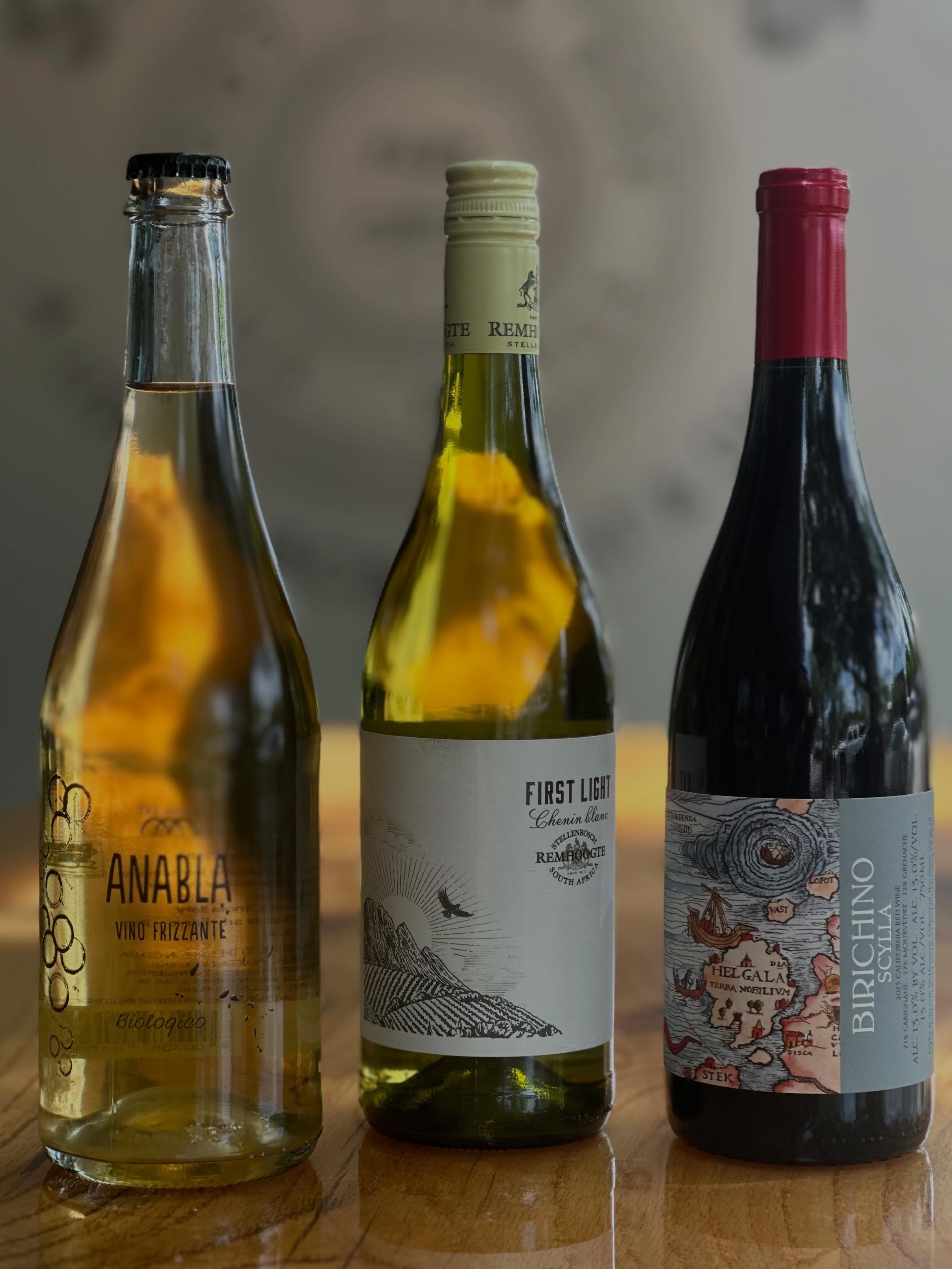 A sneak peek at the wines we’ll be sipping tonight at our Wine Club! Members will pick up their monthly bottles and gather to taste through the lineup together, and anyone curious about joining is welcome to stop by and taste for just $10!
Thinking about joining the club? Membership is $75/month and includes three bottles plus access to these monthly tastings. Link in bio.