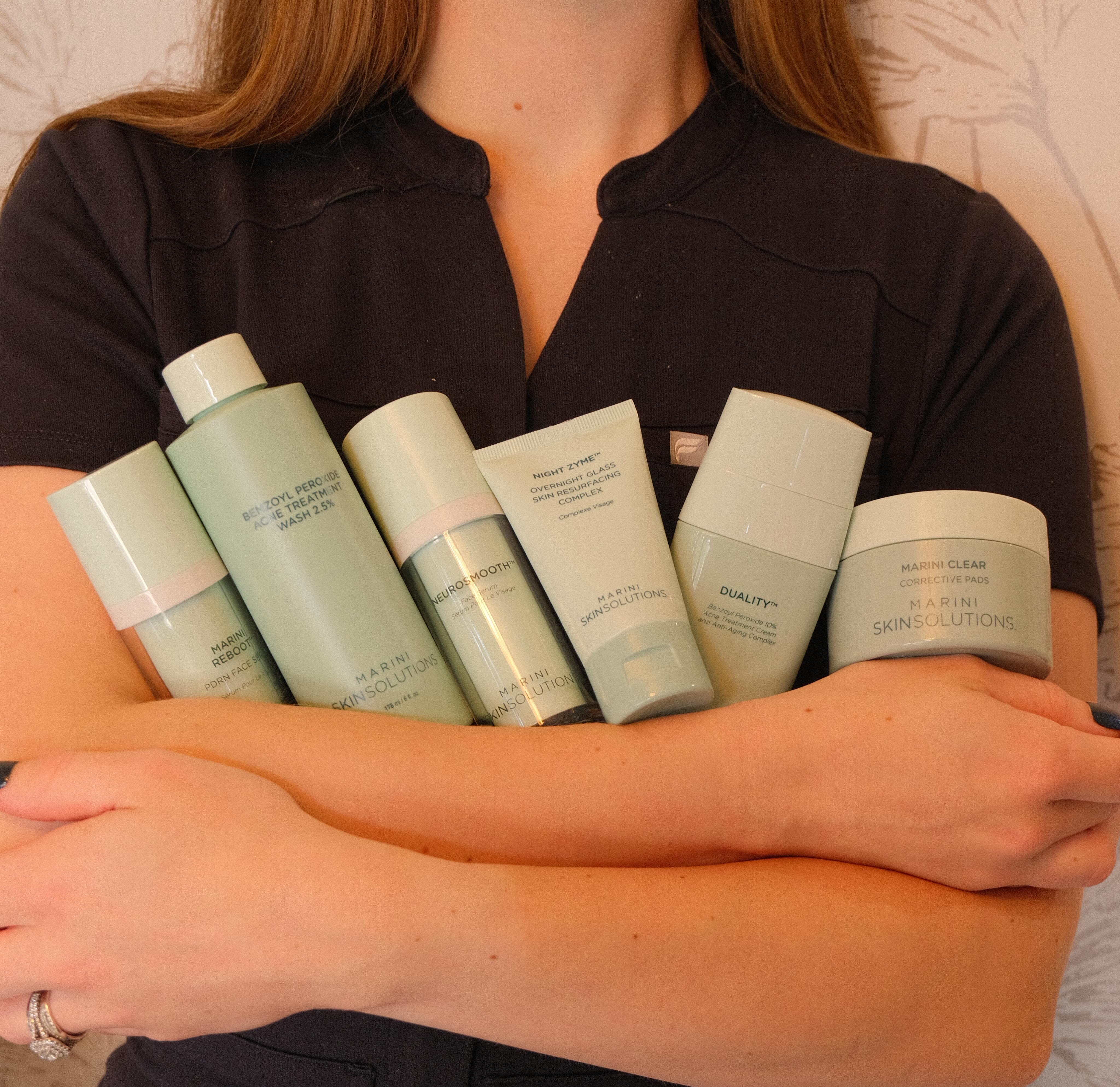 Meet the newest addition to Bloom’s skincare lineup. We’re so excited to now offer Marini. A results driven, award winning skincare line loved by professionals and clients alike. Their Skin Care Management System has been recognized by NewBeauty for over 15 years, and once you try it, you’ll understand why. Whether you’re targeting acne, pigmentation, texture, or signs of aging, these products are formulated to deliver real, visible results. 🤍