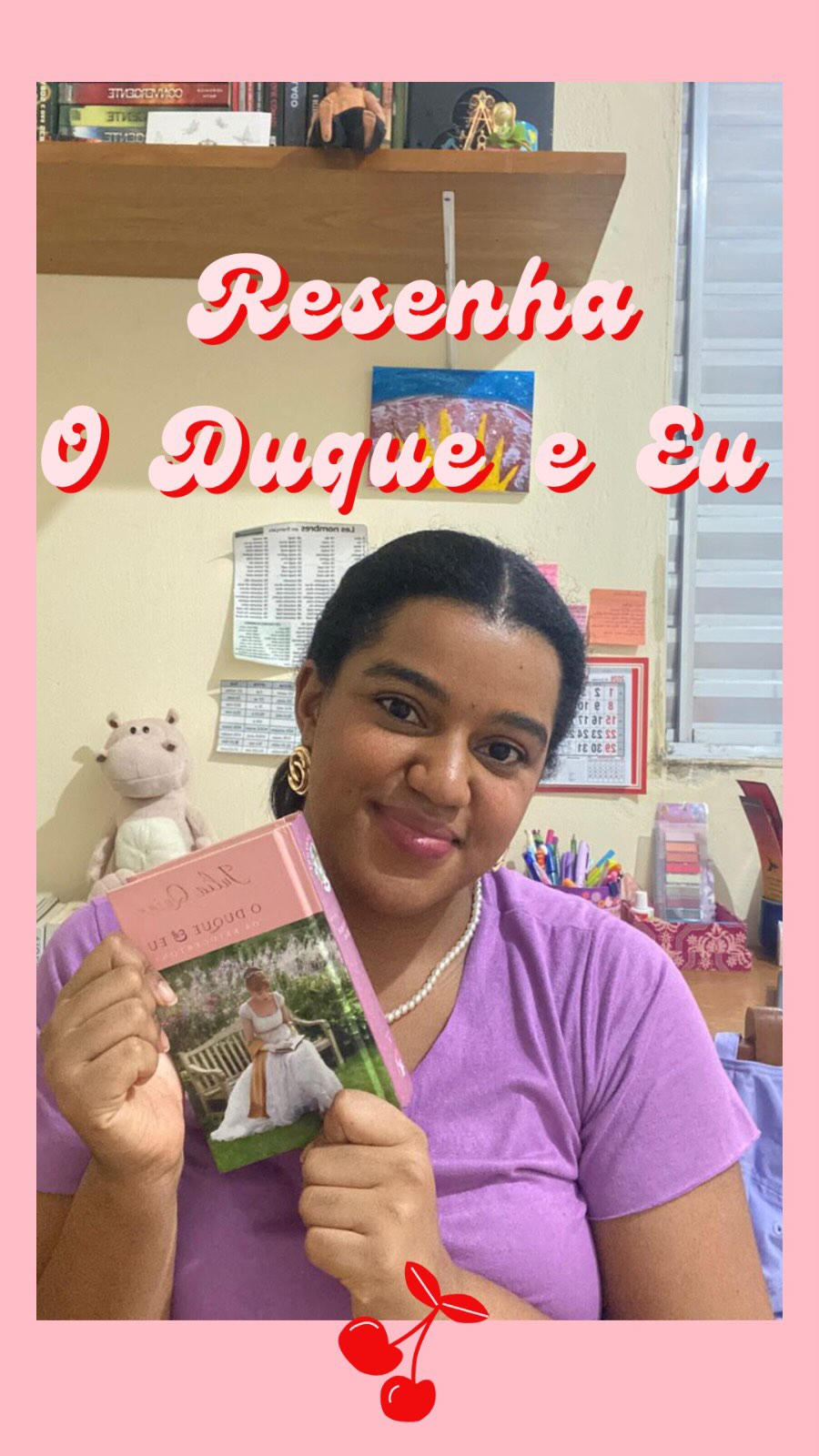 O Duque e Eu, de Julia Quinn, é o tipo de livro que te prende do início ao fim com:romance, tensão, humor e personagens impossíveis de esquecer.
Entre traumas, orgulho e desejo, essa história vai te fazer surtar, se apaixonar e passar raiva tudo ao mesmo tempo.
Se você ama:
💖 romance de época
💖 enemies to lovers
💖 personagens com química absurda
Esse livro é PRA VOCÊ.
Perfeito para fãs de Bridgerton e histórias que misturam romance + drama + reviravoltas.
Leia a resenha completa no blog, link na bio.
💬 Salva esse vídeo pra ler depois e me segue pra mais resenhas sinceras
#livros #bookstagram #bookinstagrammer #oduqueeeu #bridgerton