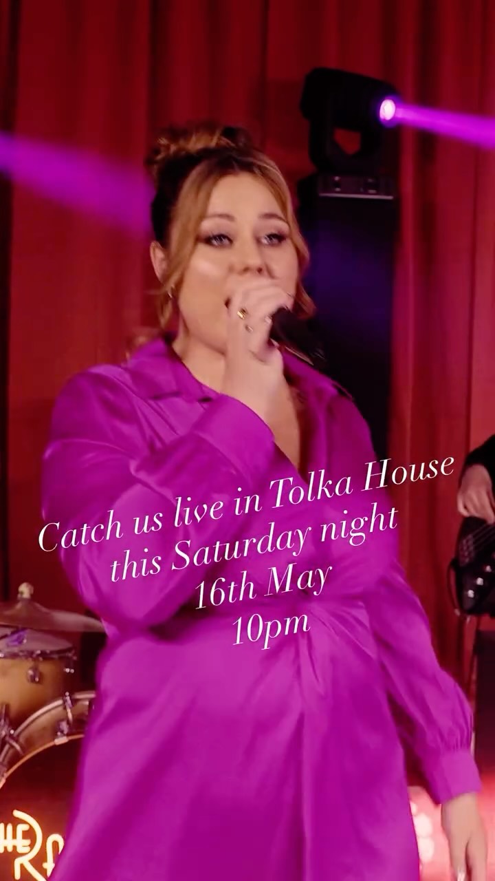 Catch us LIVE this Saturday night in @tolkahouse Dublin
16th May
10pm
#irishweddingband #weddingbandireland #weddingband #livemusicdublin #dublinband and