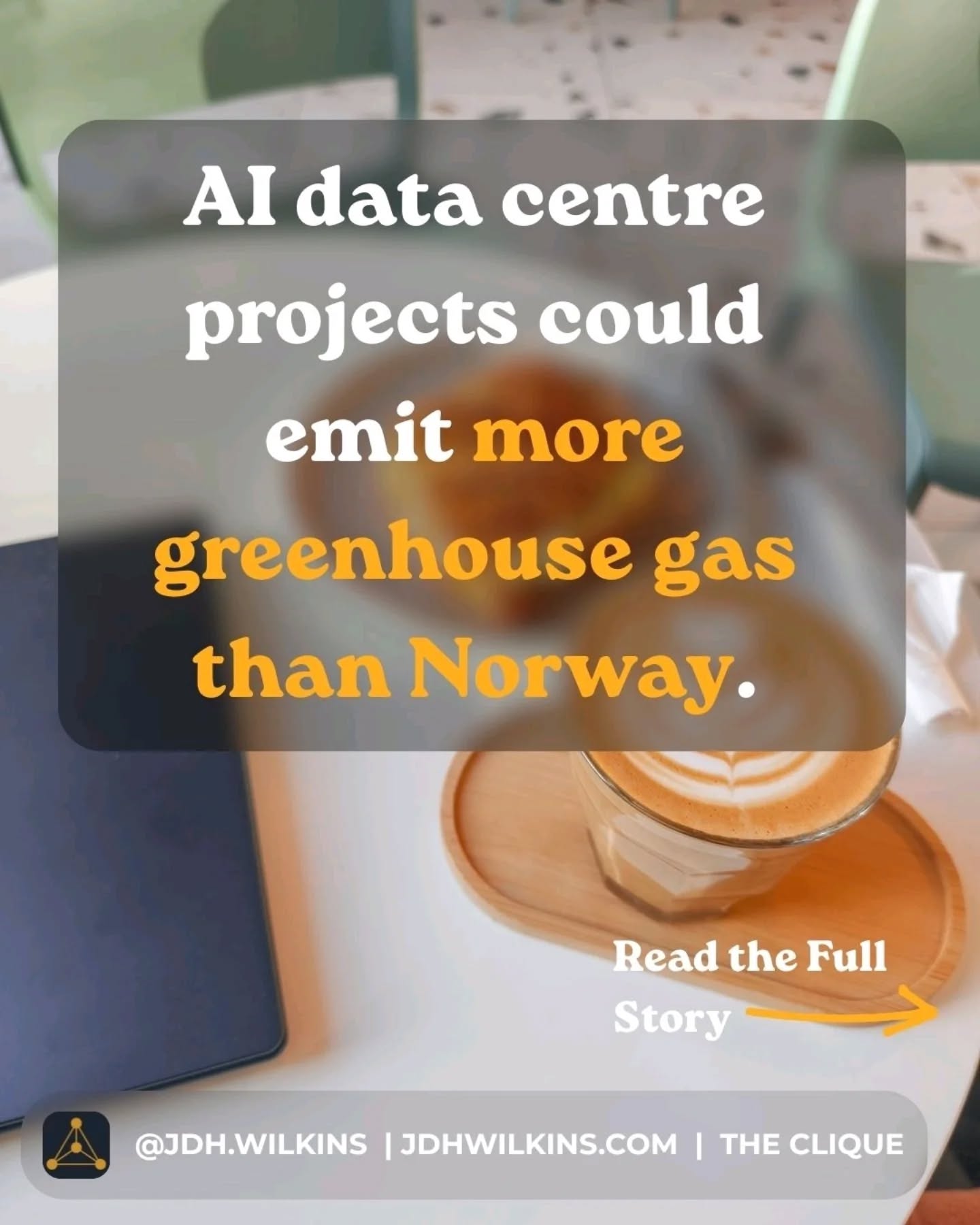 The AI tools we use every day run on gas. A lot of it. Save this.
A review of US air permit applications, published by Wired, found 11 data centre campuses linked to OpenAI, Meta, Microsoft, and xAI with the potential to emit more than 129 million tons of greenhouse gases per year at maximum permitted capacity.
Norway's entire annual output is about 50 million tons. Even at half capacity, the AI data centres would exceed it.
Behind this is a shift toward "behind-the-meter" power: building dedicated gas plants that supply data centres directly, bypassing the public grid. Data centres run around the clock, which makes those plants run more continuously too — meaning permitted emissions figures are a closer estimate of real output than they might appear.
Research from Global Energy Monitor found that nearly 100 gigawatts of this kind of gas capacity were in the US development pipeline by the start of 2026, up from just four gigawatts two years earlier.
Most companies frame natural gas as a bridge to nuclear. The gap between the two is growing faster than the destination is arriving.
Save this to read the full story later.
📷 All images used are my own.
#AIenvironment #climatechange #datacentres #artificialintelligence #sustainability