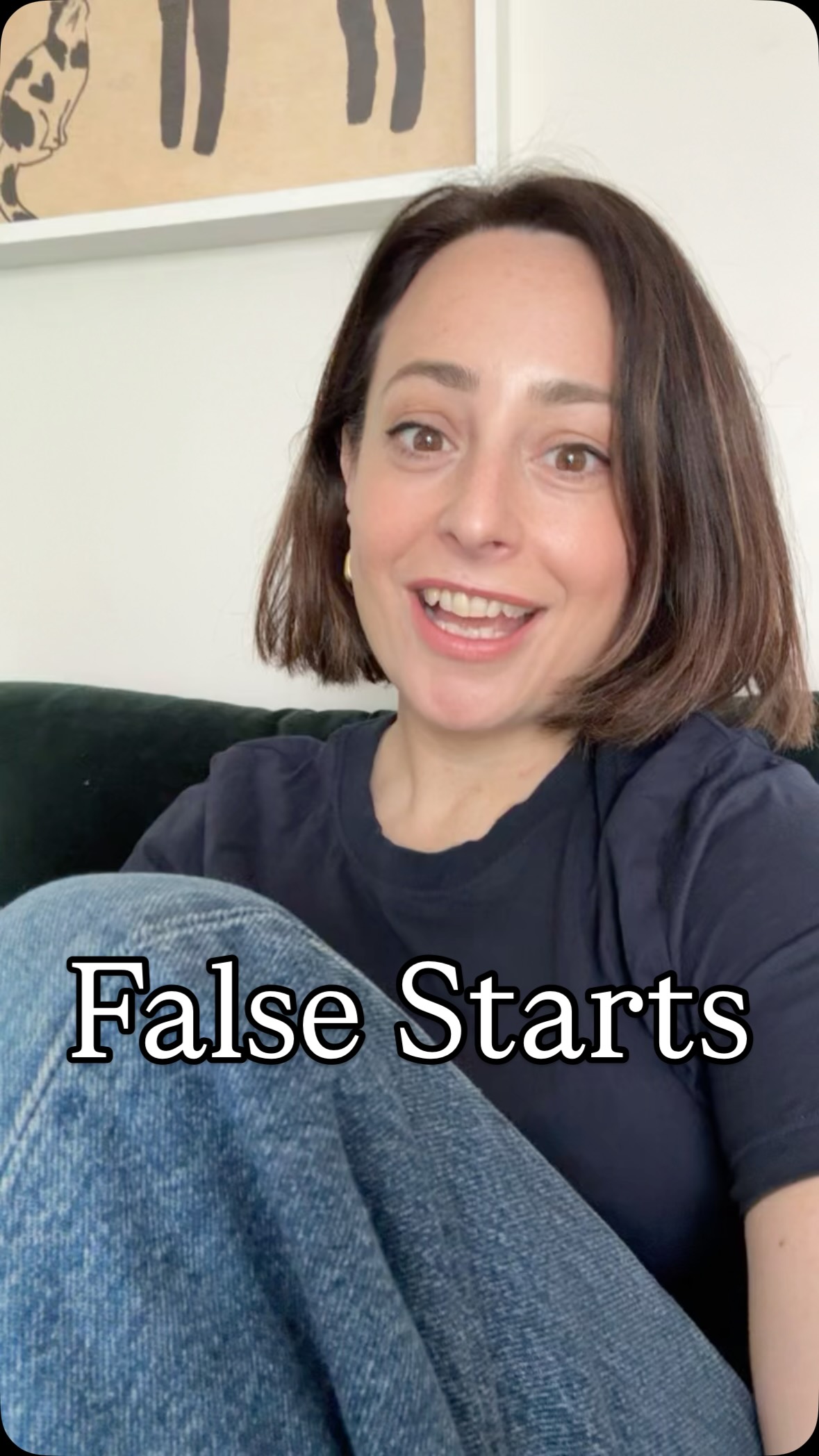 Have you ever resolved a period of false starts? Or did you choose peace 😅?