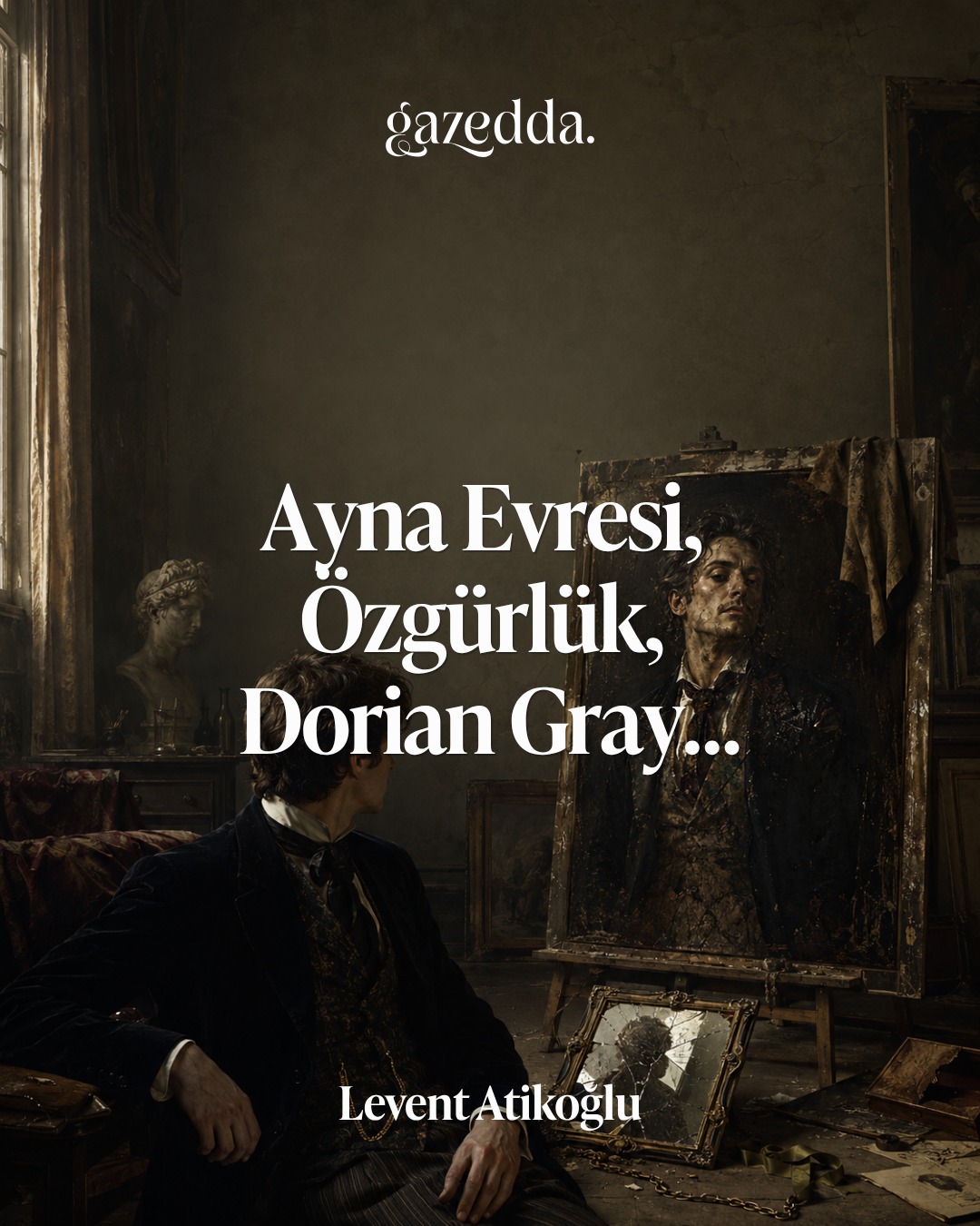 🪞 Aynaya baktığımızda gördüğümüz şey gerçekten “ben” midir, yoksa bize öğretilmiş bir siluet mi?✍️Levent Atikoğlu, Lacan’ın “Ayna Evresi” kavramından Oscar Wilde’ın Dorian Gray’in Portresine uzanan yazısında; benlik, özgürlük, bağımlılık, estetik ve yüzleşme üzerine düşünüyor.❓Sanatın bile aynada yüzleşemediği şeyler varken, günlük hayatımız ne ölçüde kolaylaşır?📌 Yazının tamamını profildeki linkten ve Gazedda 🪞 Aynaya baktığımızda gördüğümüz şey gerçekten “ben” midir, yoksa bize öğretilmiş bir siluet mi?✍️Levent Atikoğlu, Lacan’ın “Ayna Evresi” kavramından Oscar Wilde’ın Dorian Gray’in Portresine uzanan yazısında; benlik, özgürlük, bağımlılık, estetik ve yüzleşme üzerine düşünüyor.❓Sanatın bile aynada yüzleşemediği şeyler varken, günlük hayatımız ne ölçüde kolaylaşır?📌 Yazının tamamını profildeki linkten ve Gazedda