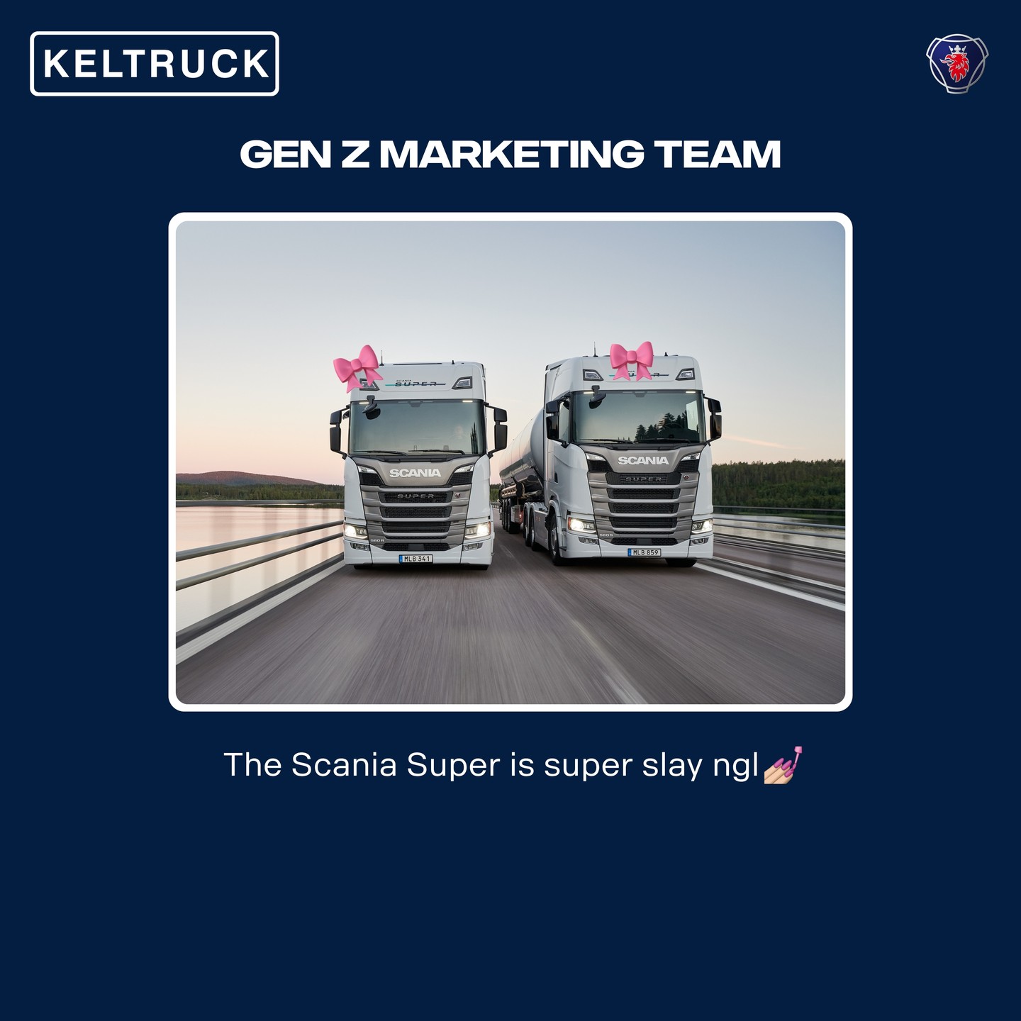 Thought we'd jump on this trend✨
No matter which way you put it the Scania Super is a transport powerhouse!
#ScaniaSuper