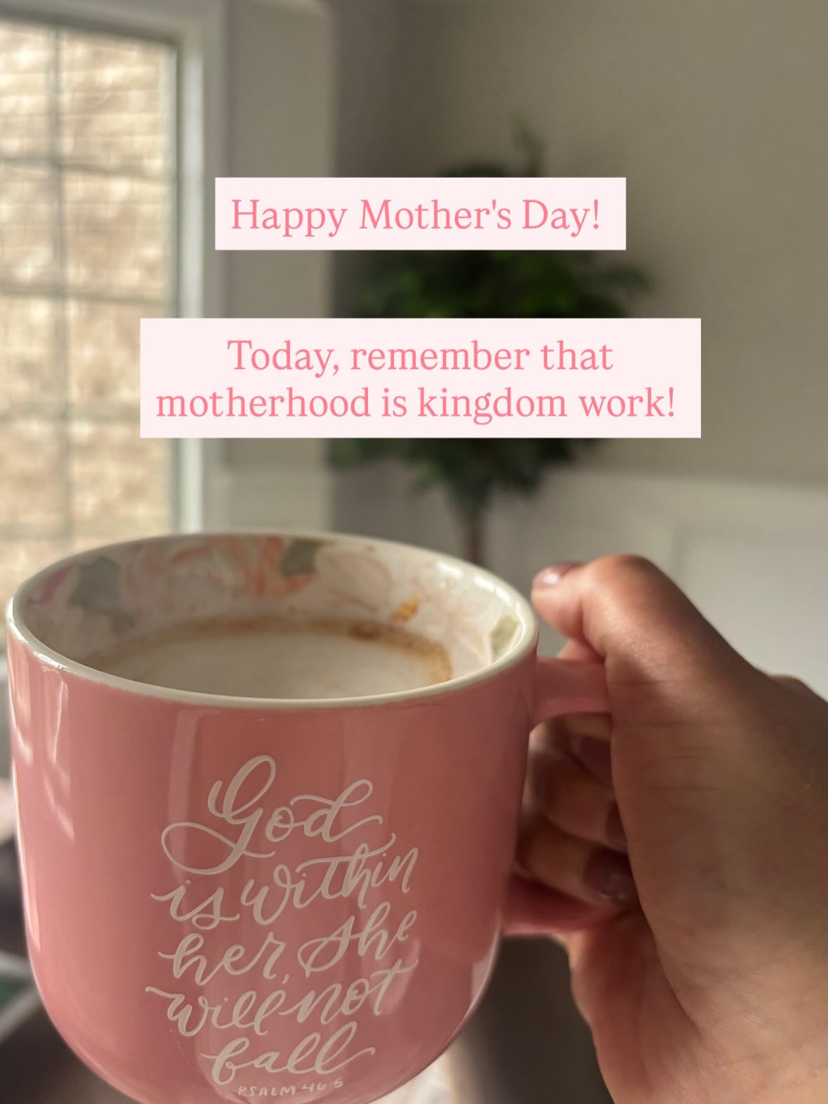 In a world where there are a lot of distorted messages about motherhood, remember that it is one of the greatest callings you can be blessed with!
You’ve got this, mama!
Happy Mother’s Day 🩷