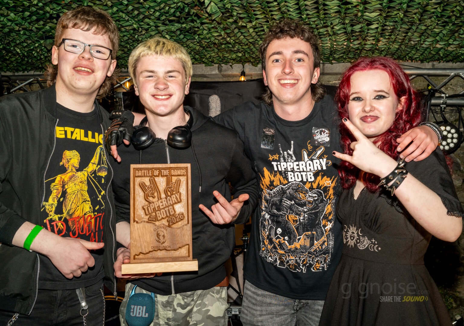 Paradise Conspiracy win 1st place at the Tipperary battle of the bands, at Hickeys bar Thurles, on May 10th 2026.
Oscar O’Connell, Aine Cosgrave, Eli Blair and Conor Browne performed four original songs in a competition against 15 other Tipperary bands in total.
As students of St Angela’s Academy, we are very proud of them and all the hard work and practice they did to earn such a mighty award.
Well done again lads! 💪🏻🥇
Huge thanks must go to @stephenmcgrathbass for organising such a fantastic competition for all the young people of Tipperary.