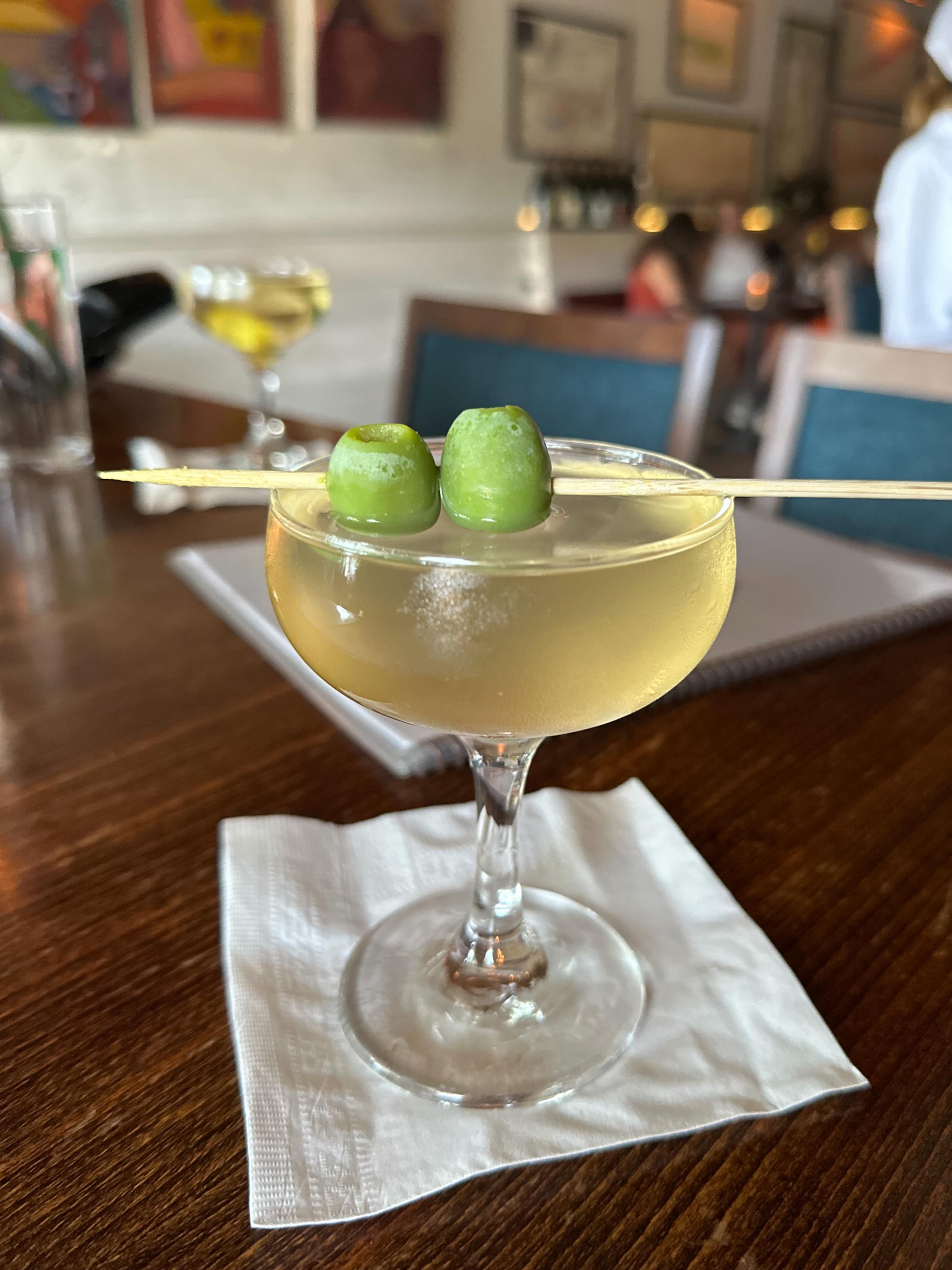 A dirty martini awaits. Open til midnight on Sundays.🍸
