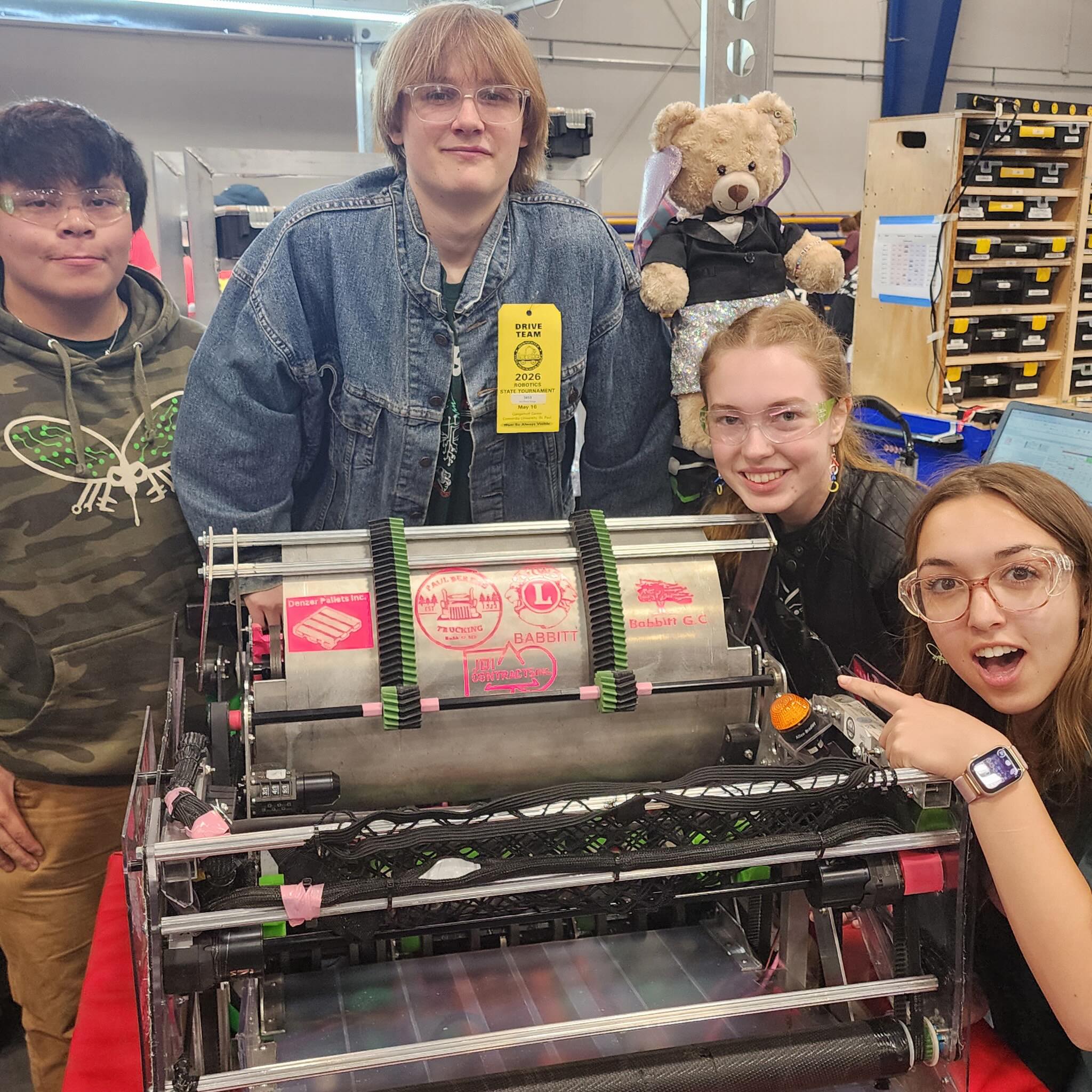 @mshsl1 Robotics Championship is over! We had so much fun competing as always! We had three generations of the Iron Mosquitos in the pits, All-State Awards (Academics and Leadership), and a special award from @dunwoodycollege 💚🦟