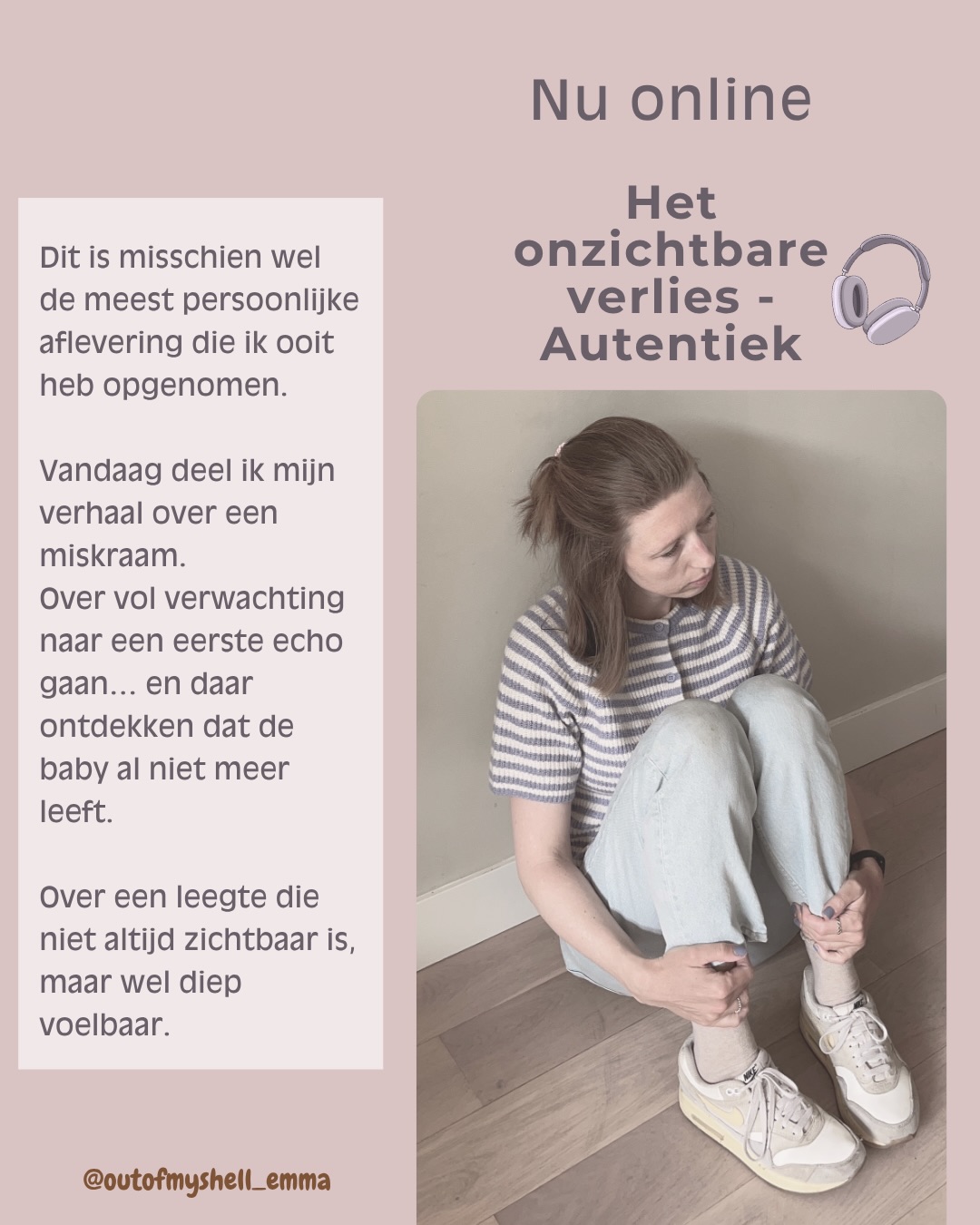 Dit is misschien wel de meest persoonlijke aflevering die ik ooit heb opgenomen.
Vandaag deel ik mijn verhaal over een miskraam.
Een aantal weken geleden hebben wij te horen gekregen dat de echo niet goed was en er geen hartactie (meer) te zien was.
Deze aflevering gaat over een leegte die niet altijd zichtbaar is, maar wel diep voelbaar.
🎧 Nu online – “Het onzichtbare verlies”
#miskraam #verlies #rouw #podcast #kwetsbaarheid