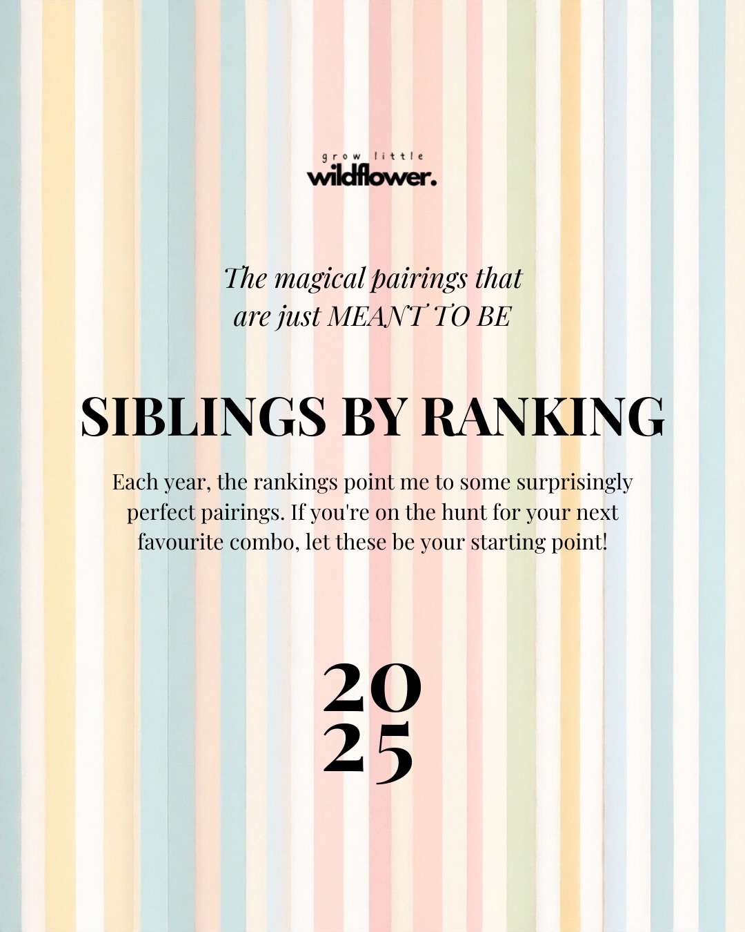 NAME TWINS 👯
Every single year I get MOST excited for this!! Consider this your spark of inspiration to find the perfect match 😍
Utterly obsessed with:
Lennox & Adelaide
Ares & Aurelia
Major & Birdie
Ambrose & Persephone
Easton & River
Saint & Cyrus
Daphne & Lilah
Sunny & Florence
Rory & Wren
Clara & Ruby
#growlittlewildflower