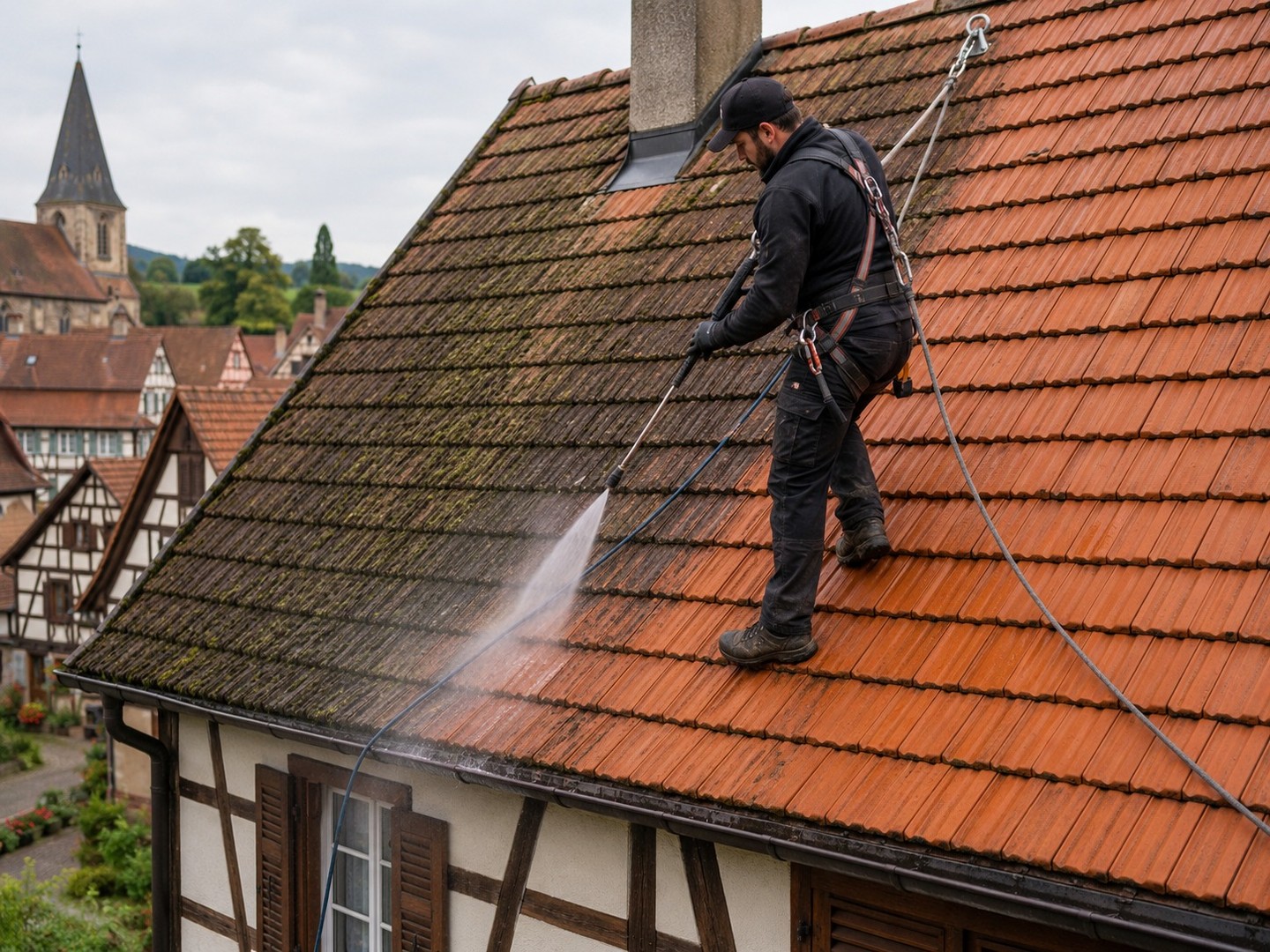 Toiture en tuiles : inspecter, nettoyer, réparer. MB Passion explique les gestes essentiels pour préserver votre toit en Alsace.
Inspection deux fois par an. Nettoyage doux (brosse) ou traitement anti‑mousse adapté. Remplacement rapide des tuiles cassées. Gouttières et zinguerie vérifiées.
Savoir‑faire artisanal, sécurité et respect de l’environnement. Pour les travaux en hauteur ou un nettoyage haute pression, faites appel à un professionnel qualifié.
Voir le guide complet sur notre site — conseils pratiques et quand contacter un artisan. Link in bio! 🔧🏠🌿
#EntretienToiture #ToitureAlsace #Couverture #MBPassion #Charpente #Zinguerie #MaintenanceToiture #SavoirFaireArtisanal