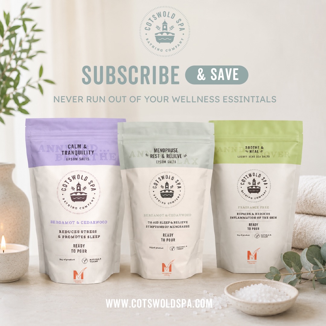 Never run out of your wellness essentials ✨
With subscribe & save, your favourite self-care products are delivered automatically - while saving you money too!
✔️ Your favourite bath products delivered automatically
✔️ Save money on every order
✔️ No last-minute “we’ve run out!” moments
✔️ Easy to pause or cancel anytime
Because relaxation should always be easy✨
Start your subscription today at www.cotswoldspa.com #epsomsalts #magnesium #selfcare #wellness