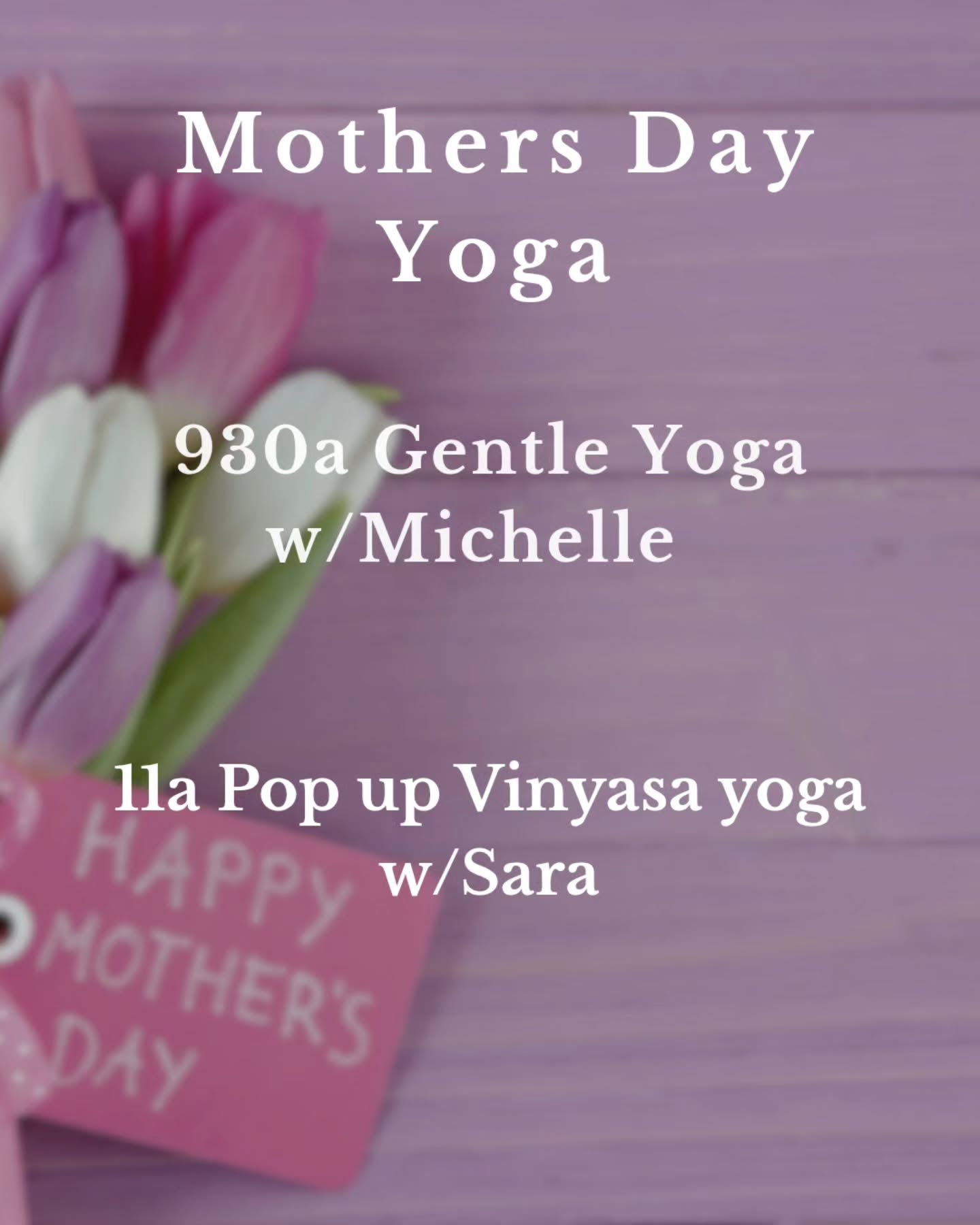 Classes for Mother's day!
#yoga #mothersday #simplifyoga