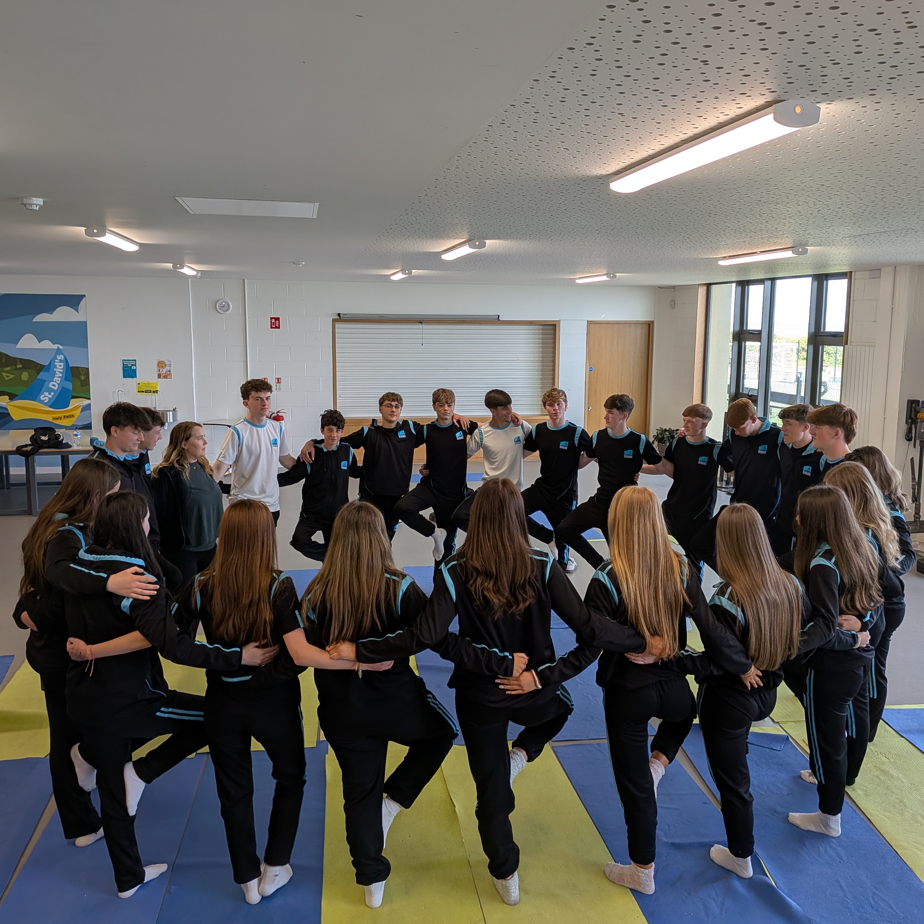 Our TYs yoga programme is coming to an end this year, prompting some of our groups to adopt slightly more advanced techniques π§